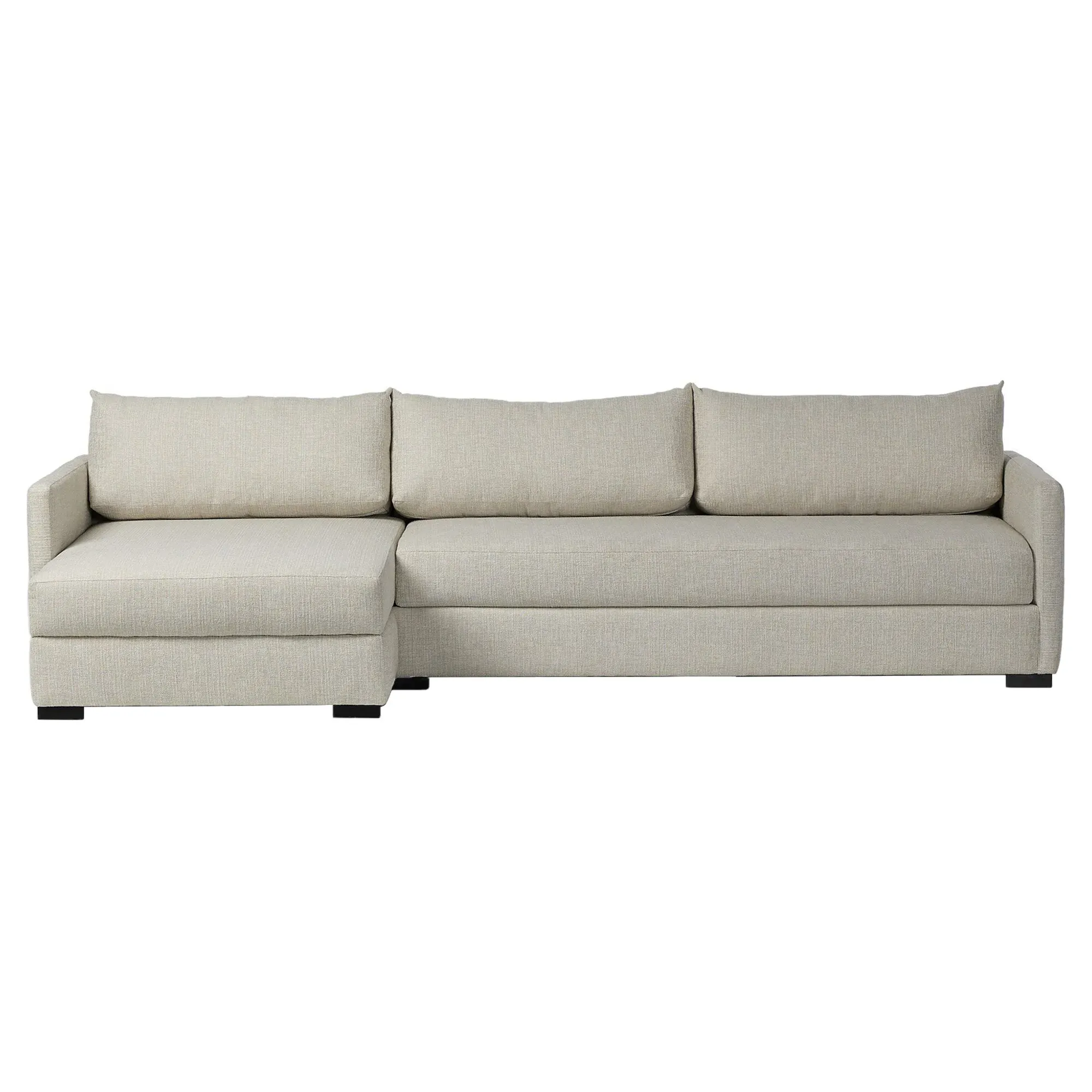 Wil 2-Piece Sleeper Sectional with Right Chaise - Cream