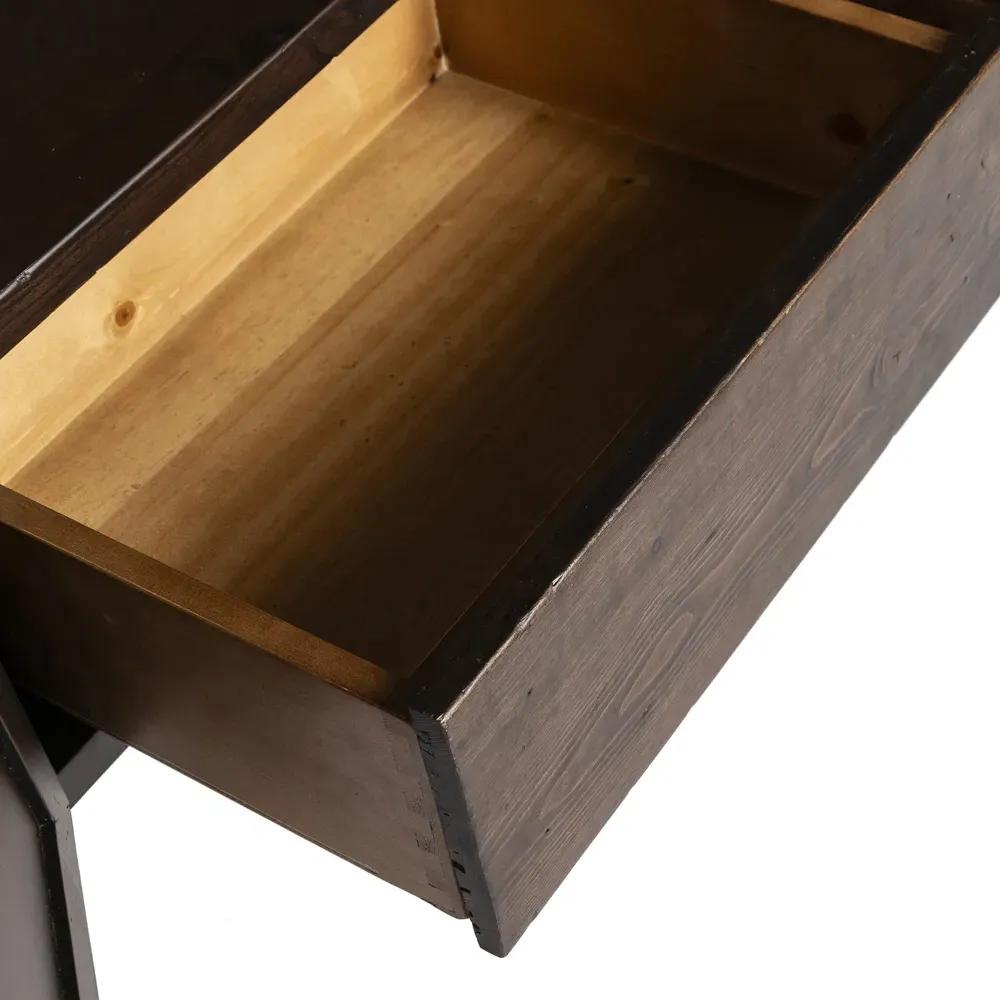 Wilder Bar Cabinet with Storage - Brown, Pine