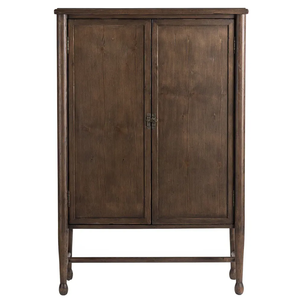 Wilder Bar Cabinet with Storage - Brown, Pine