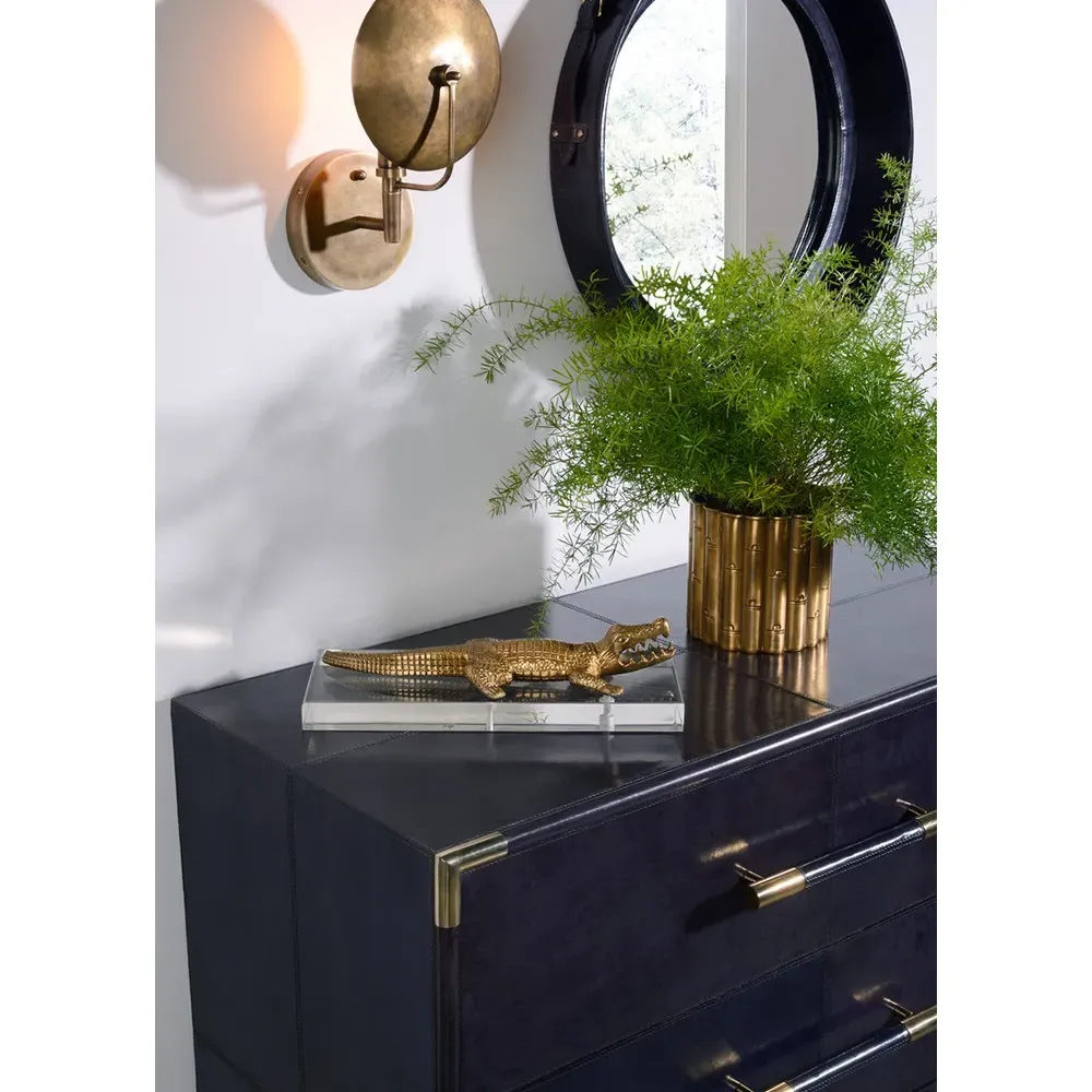 Wilhelm Armed Sconce - Antique Gold, Brass