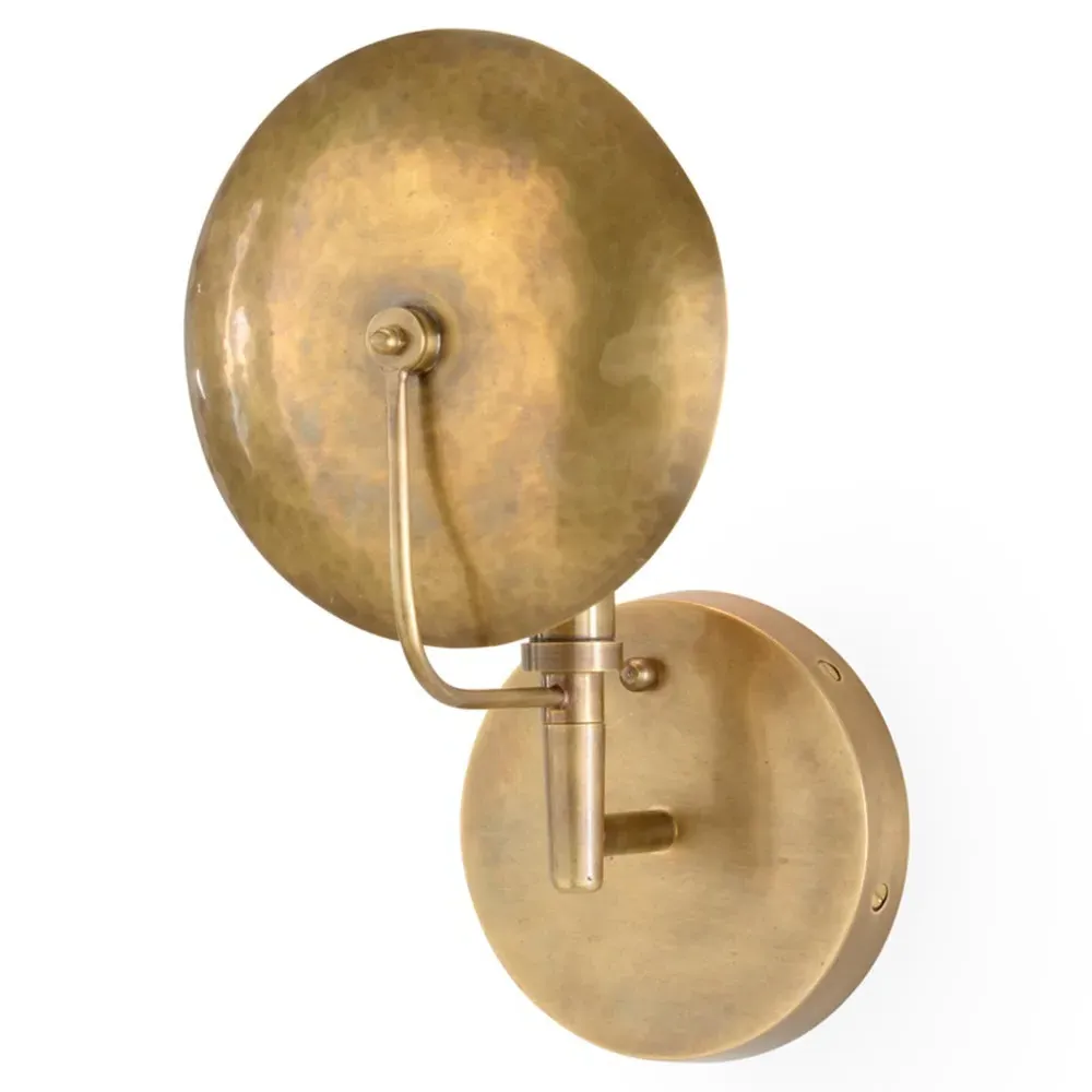 Wilhelm Armed Sconce - Antique Gold, Brass image