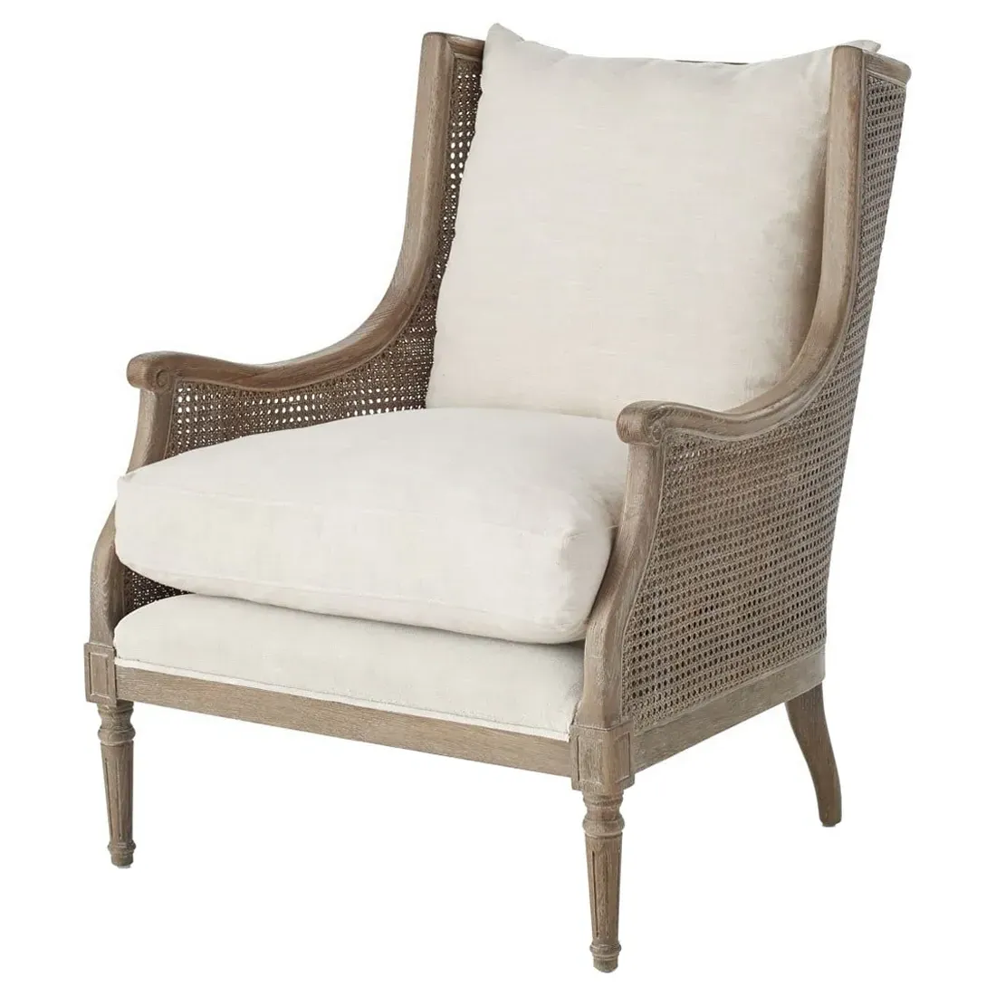 Will Wing Chair - Natural Grey, Oak