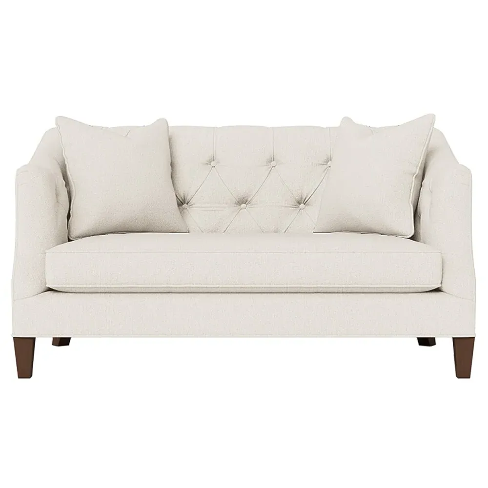 Willa 2-Seater Settee - Mascarpone, Performance Basket Weave