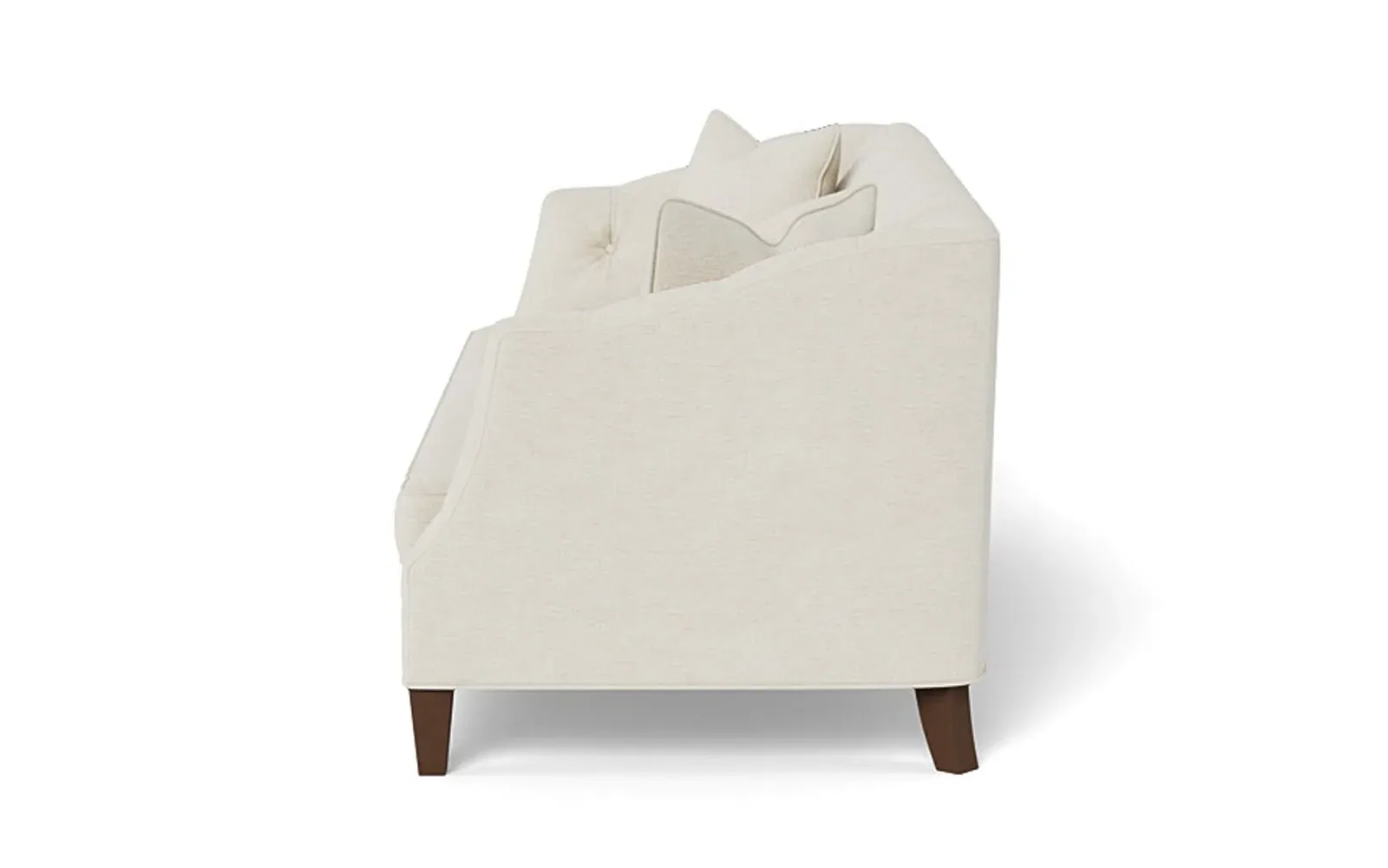 Willa 3-Seater Sofa - Heathered Ivory, Performance Chenille