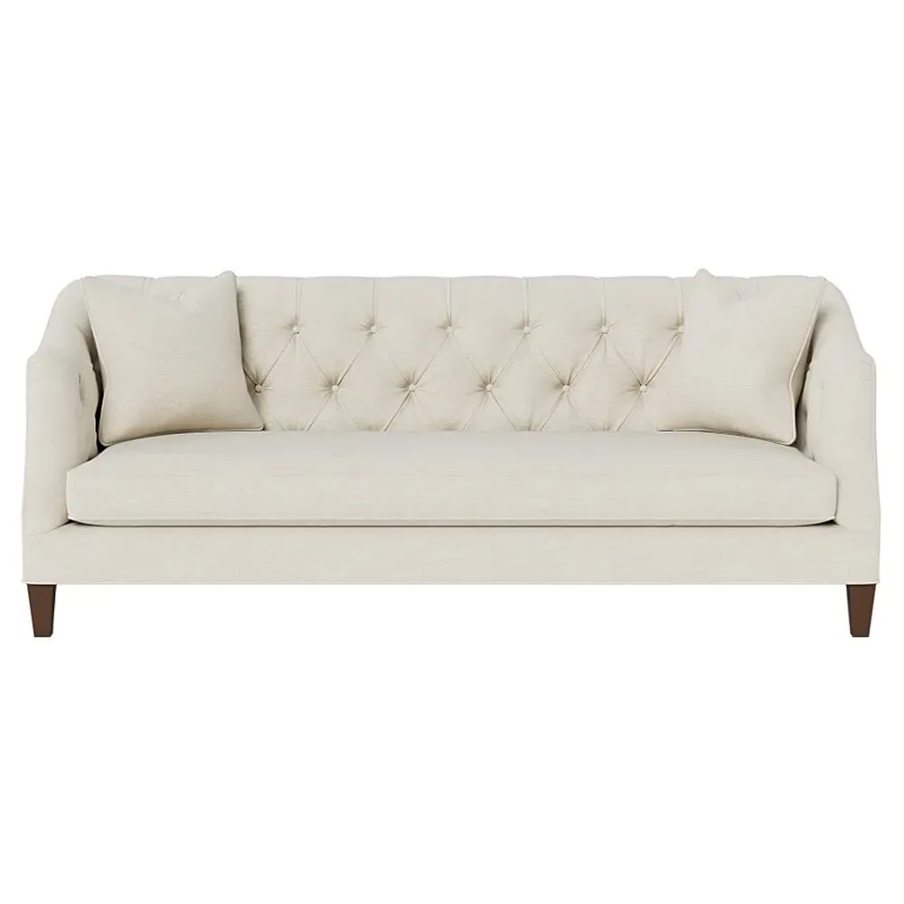 Willa 3-Seater Sofa - Heathered Ivory, Performance Chenille image