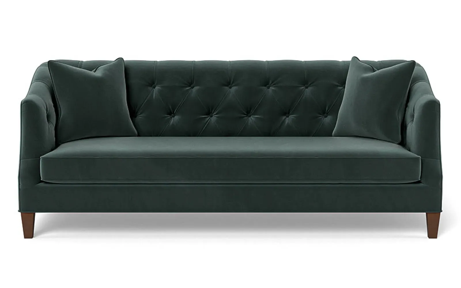 Willa 3-Seater Sofa - Lagoon, Performance Velvet