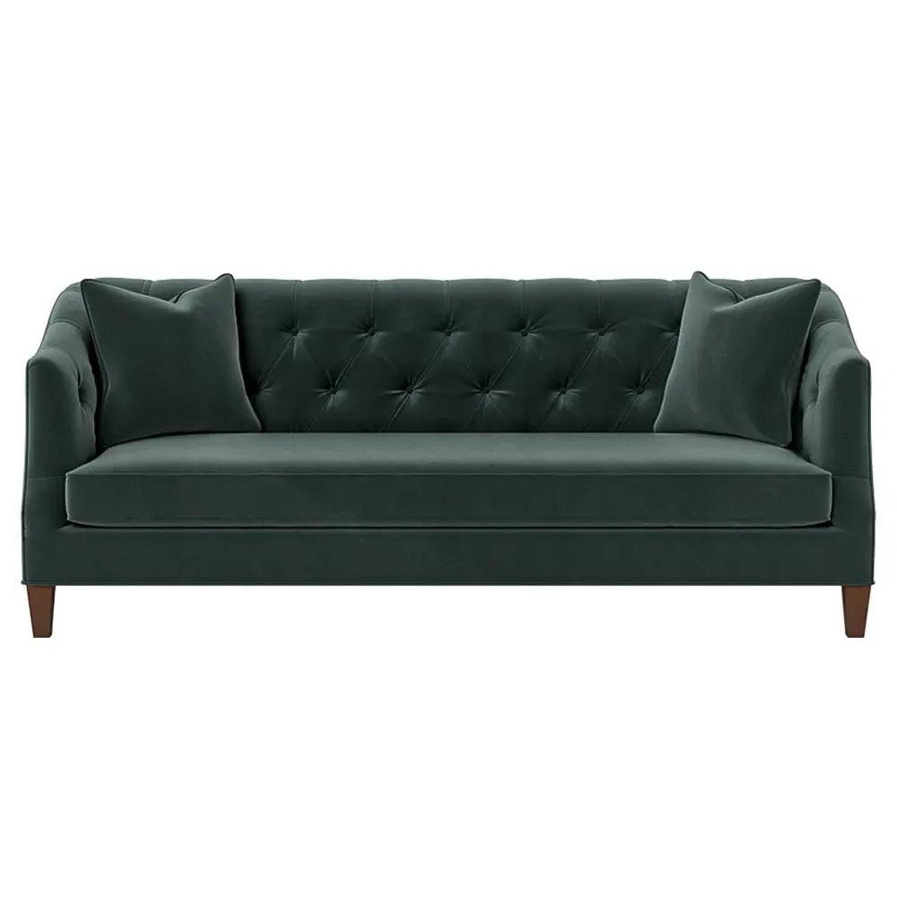 Willa 3-Seater Sofa - Lagoon, Performance Velvet
