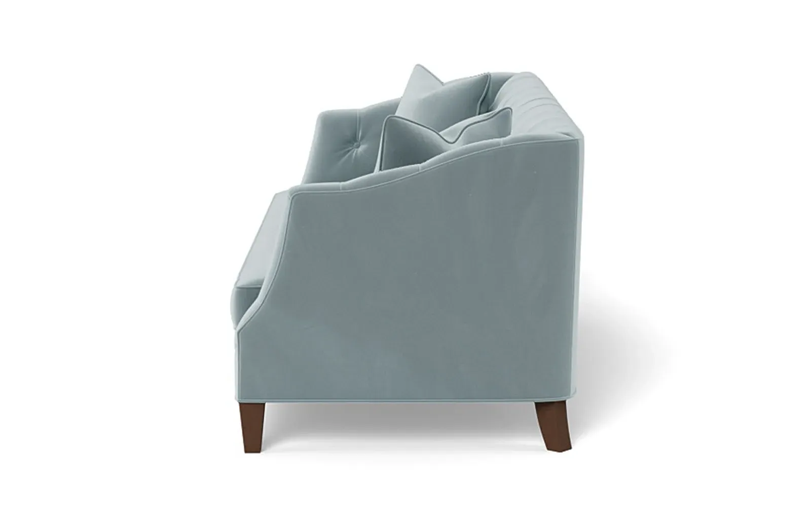 Willa 3-Seater Sofa - Saltwater Blue, Performance Velvet