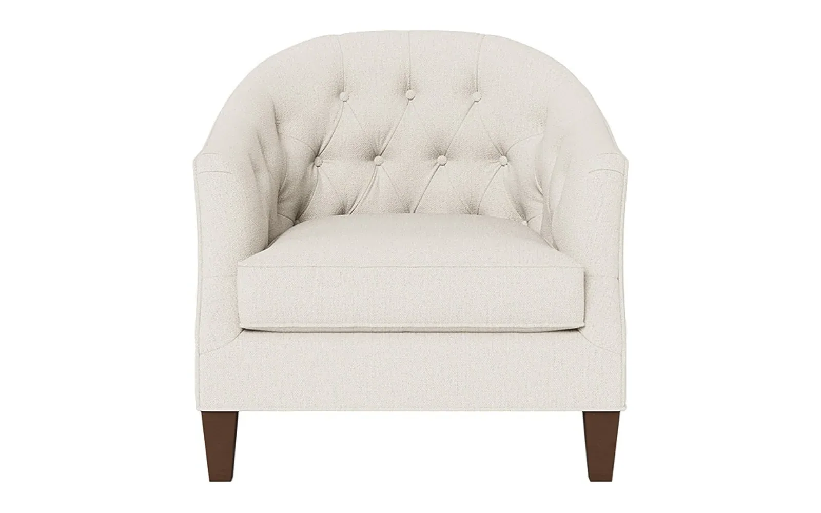 Willa Armchair - Mascarpone, Performance Basket Weave