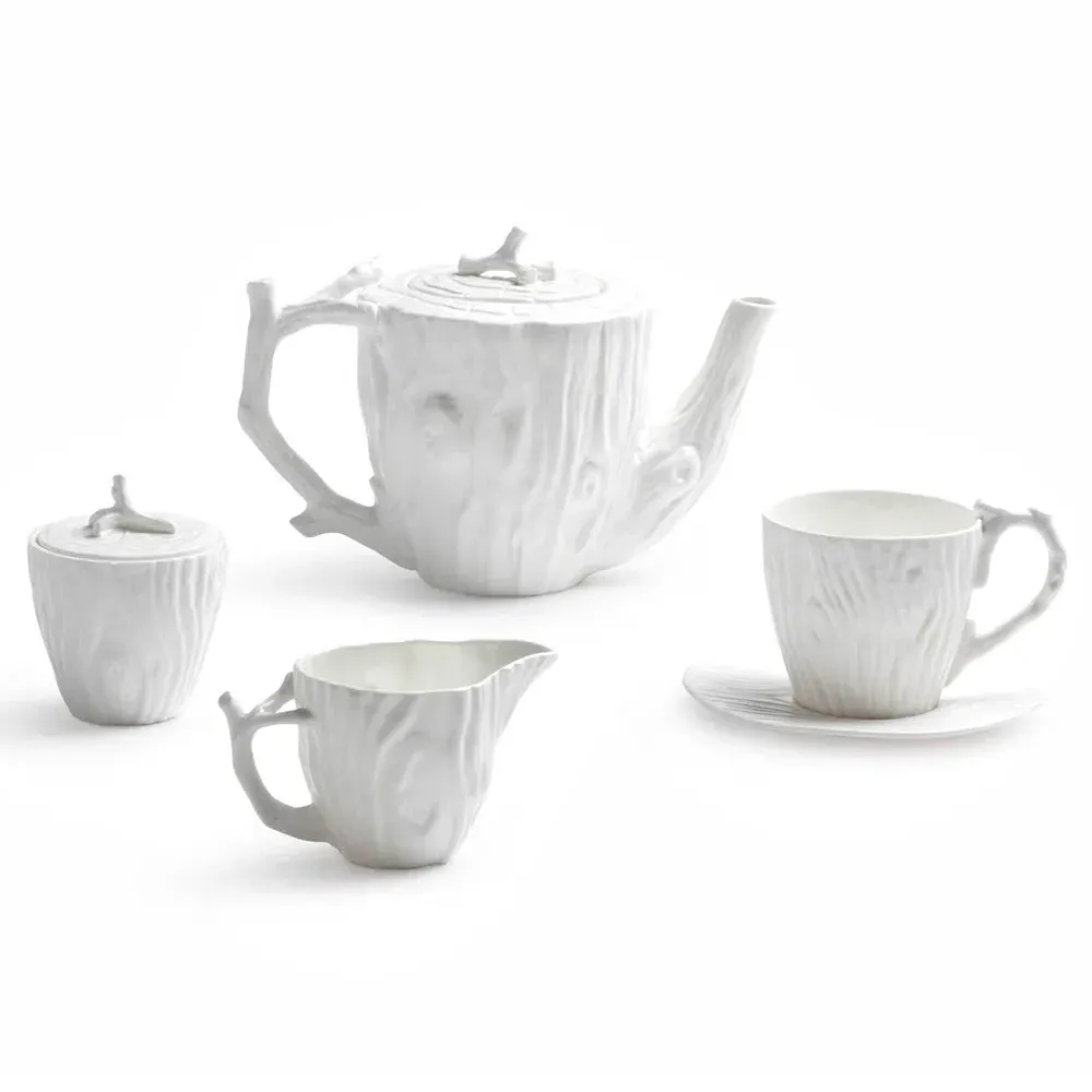 Willa Sugar Pot - White, Porcelain