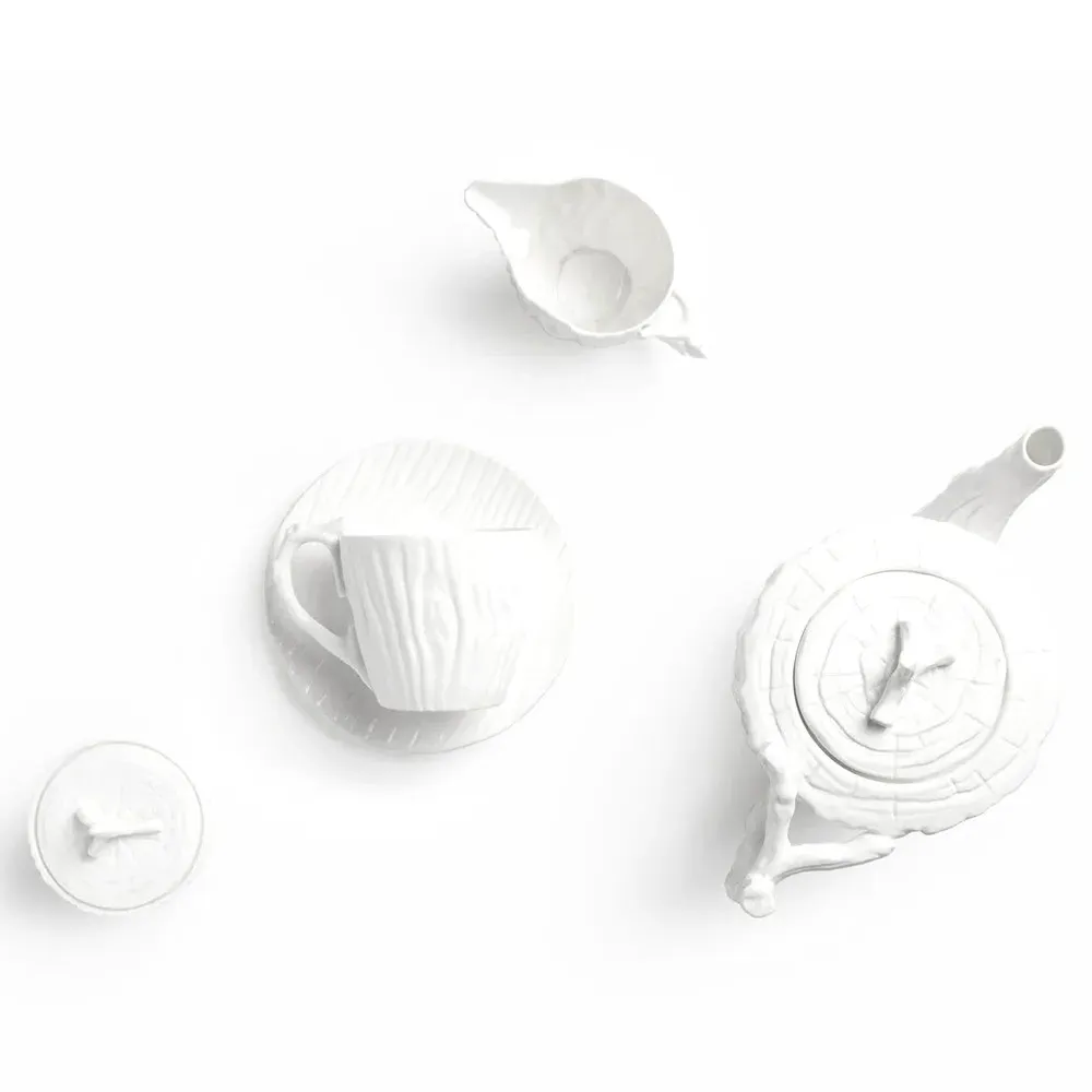 Willa Sugar Pot - White, Porcelain