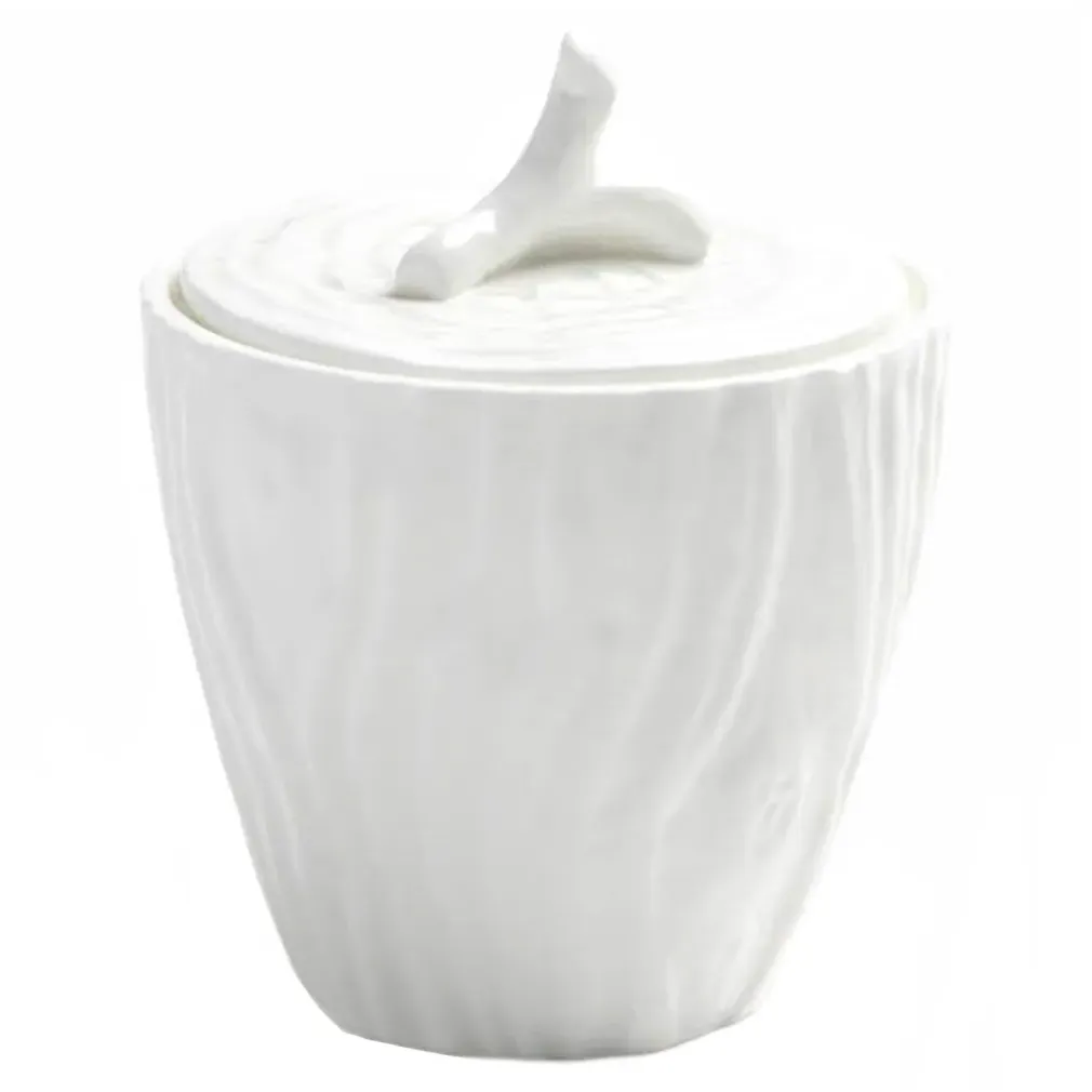 Willa Sugar Pot - White, Porcelain