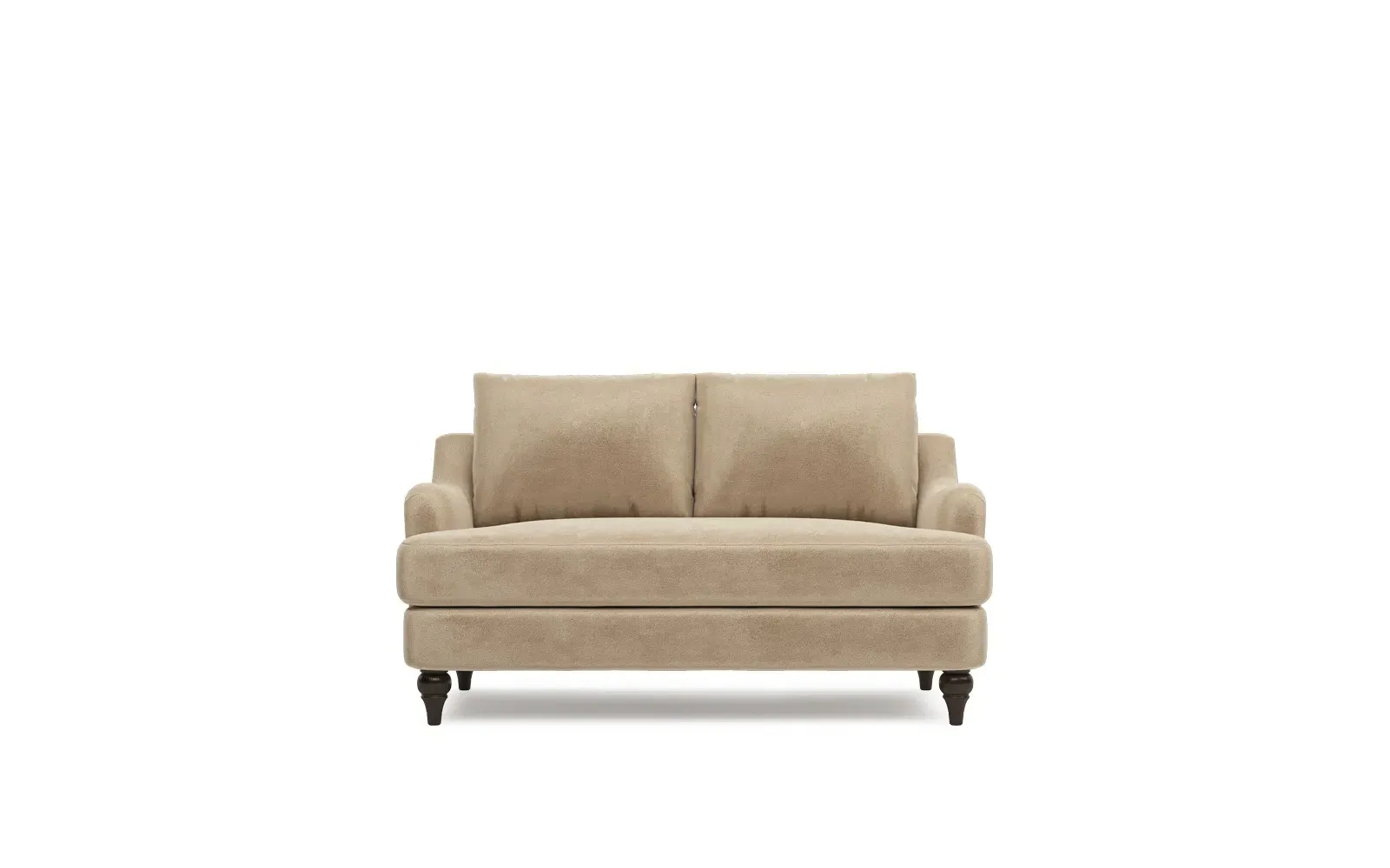 Willett Loveseat - Champagne, Performance Velvet