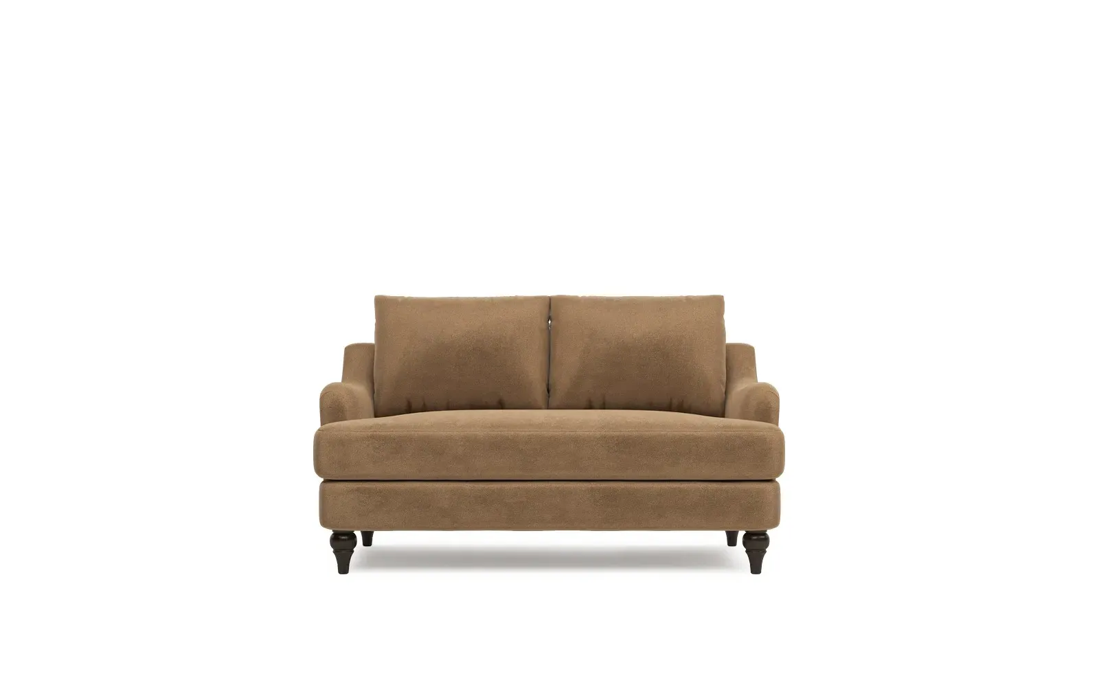 Willett Loveseat - Mocha Mist, Performance Velvet