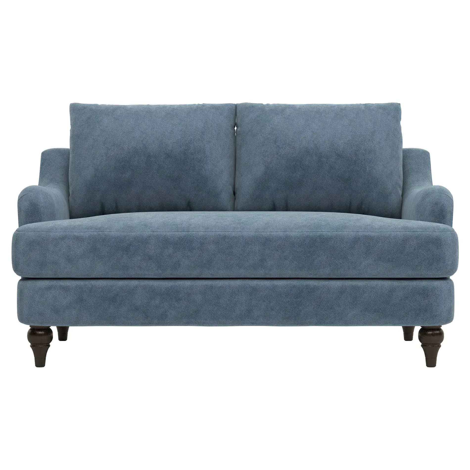 Willett Loveseat - Twilight Blue, Performance Velvet