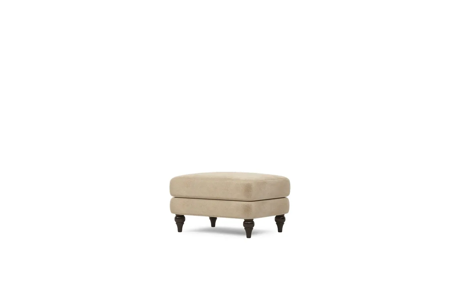 Willett Ottoman - Champagne, Performance Velvet