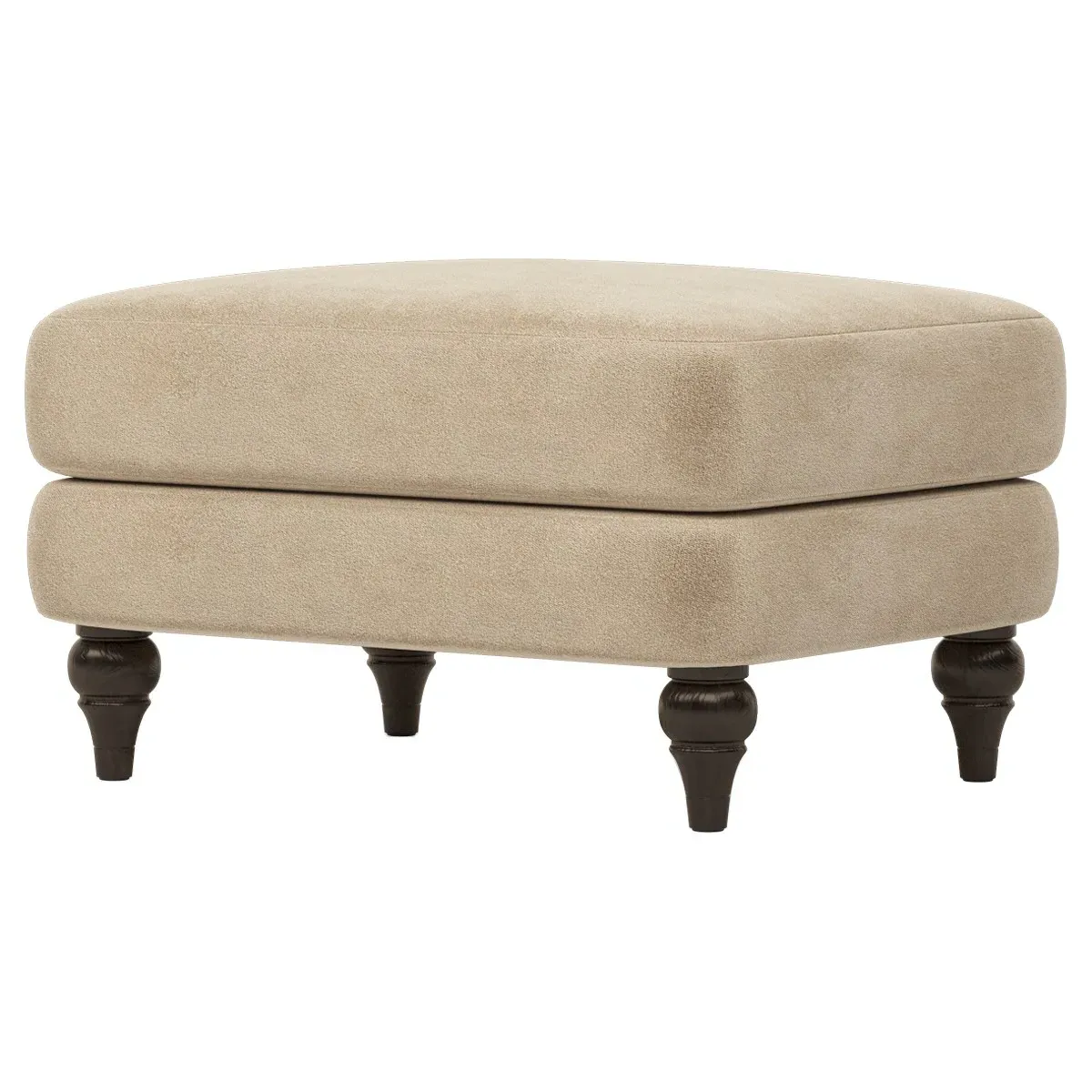 Willett Ottoman - Champagne, Performance Velvet image