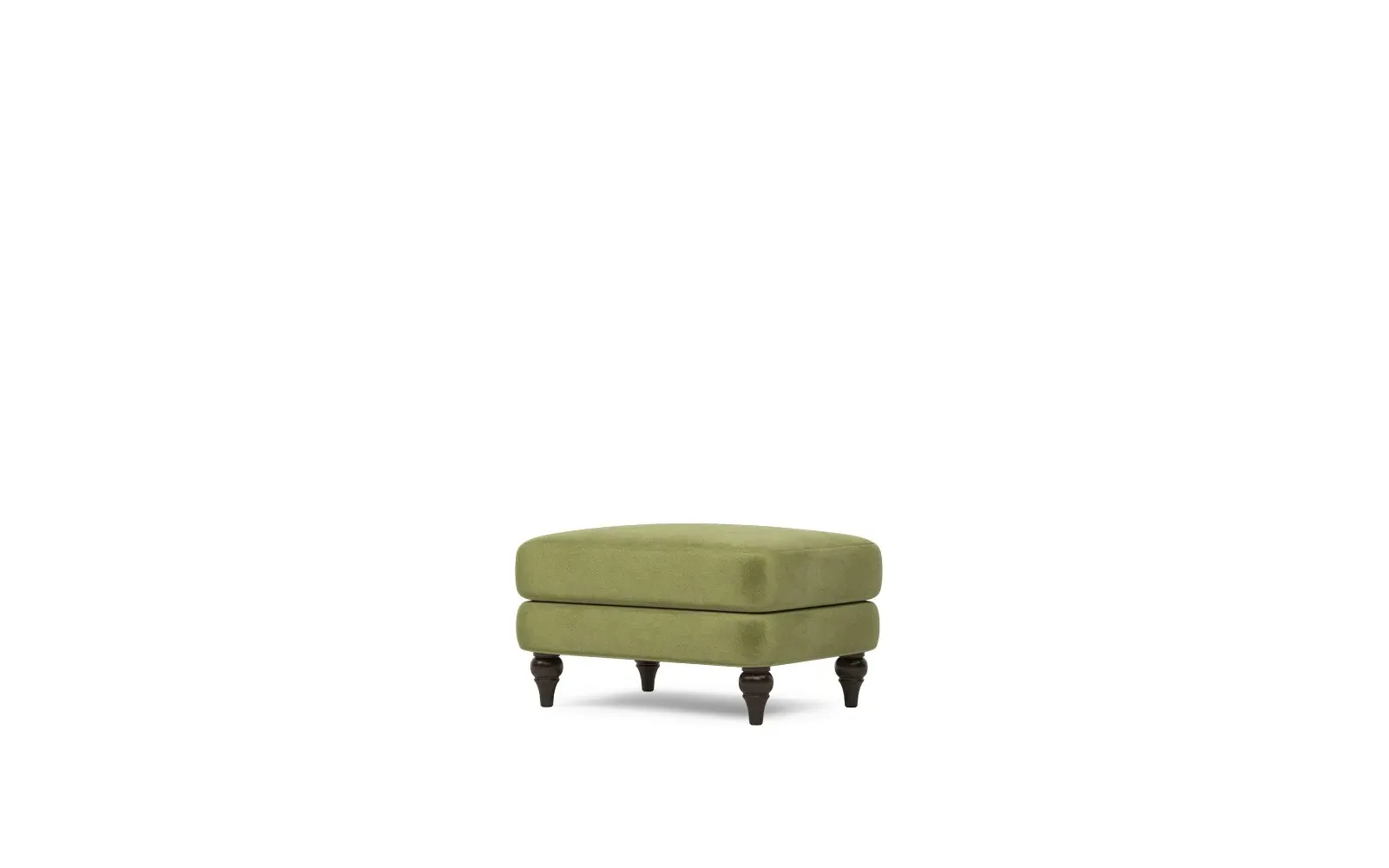 Willett Ottoman - Citrus Grove, Performance Velvet