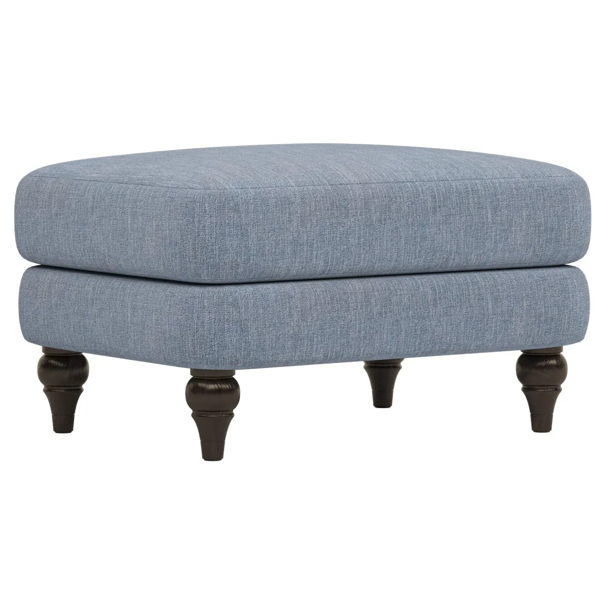 Willett Performance Ottoman - Nantucket Blue