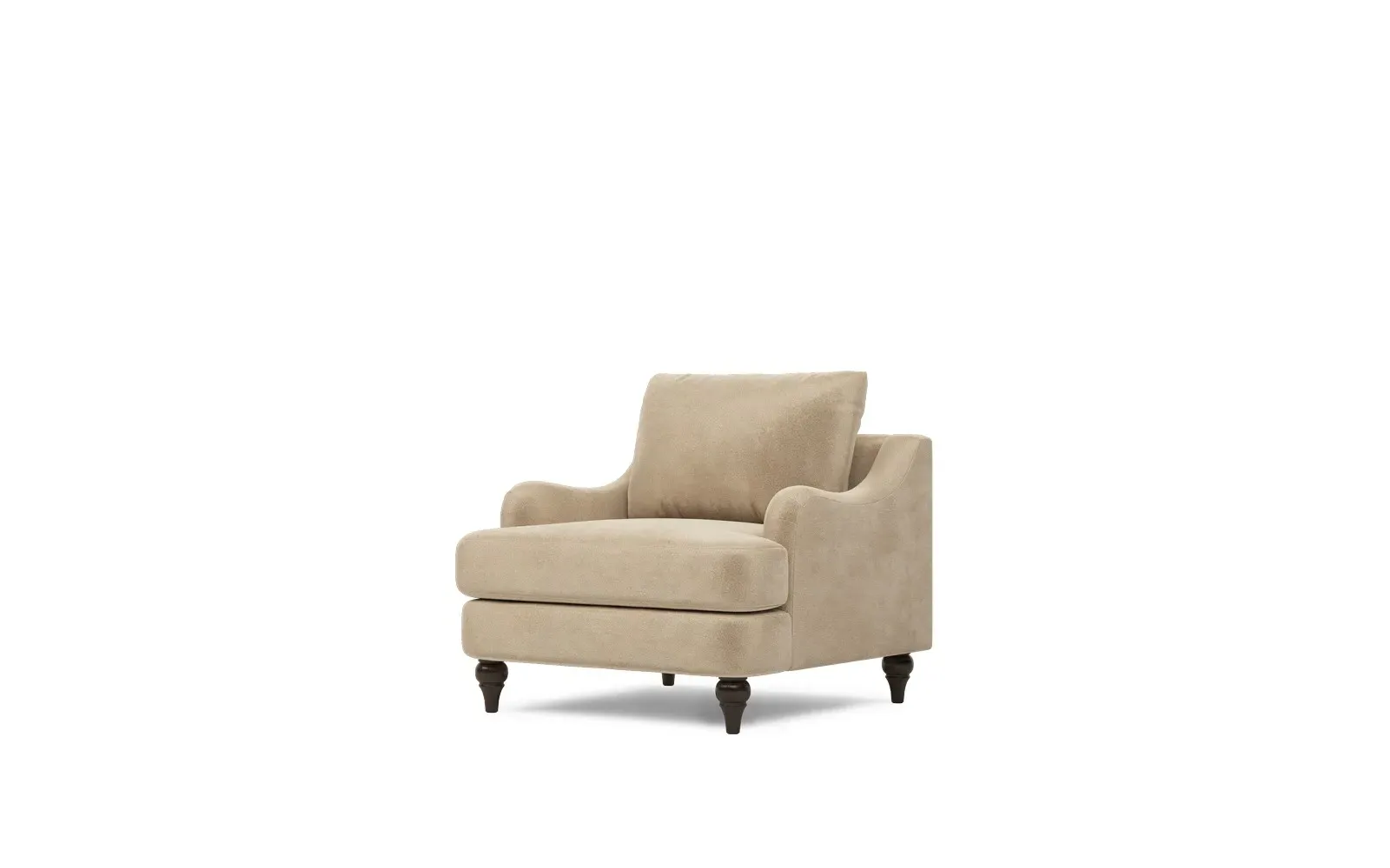 Willett Performance Velvet Chair - Champagne