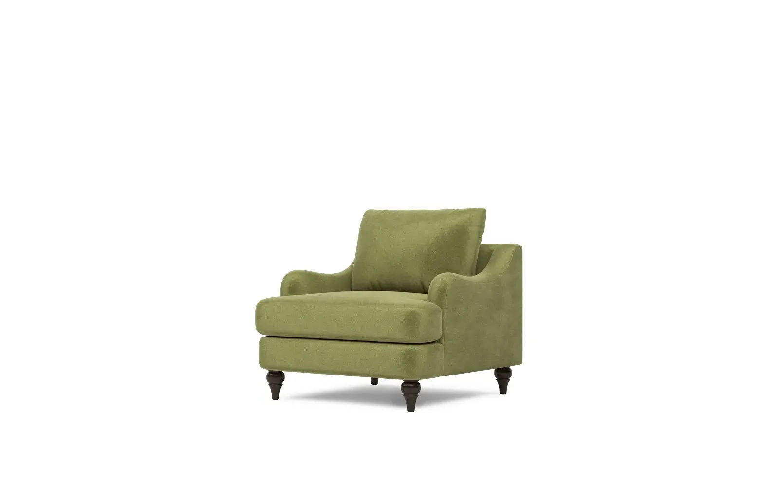 Willett Performance Velvet Chair - Citrus Grove