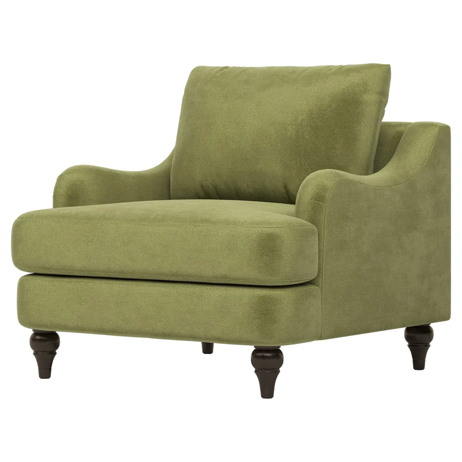 Willett Performance Velvet Chair - Citrus Grove