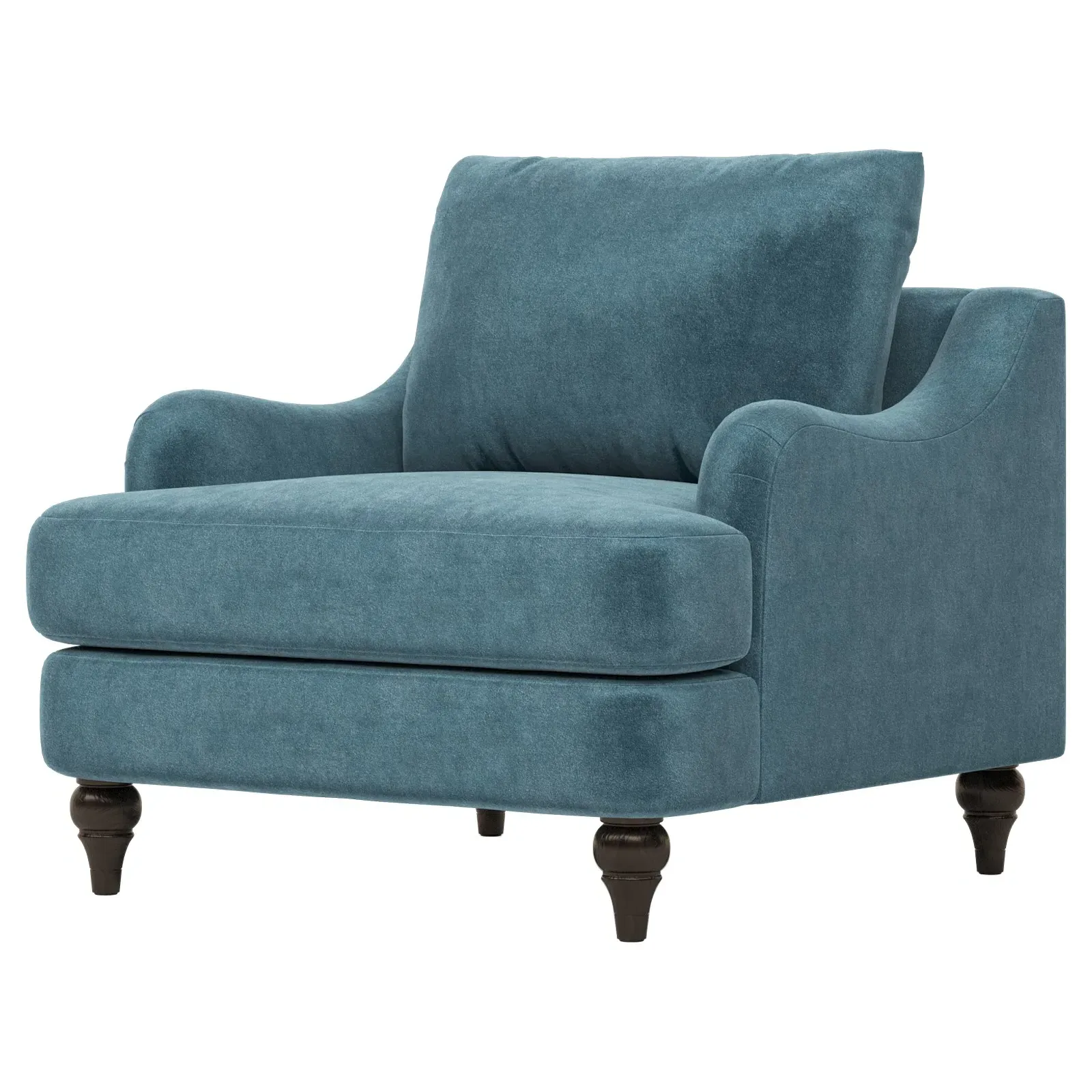 Willett Performance Velvet Chair - Lakeside