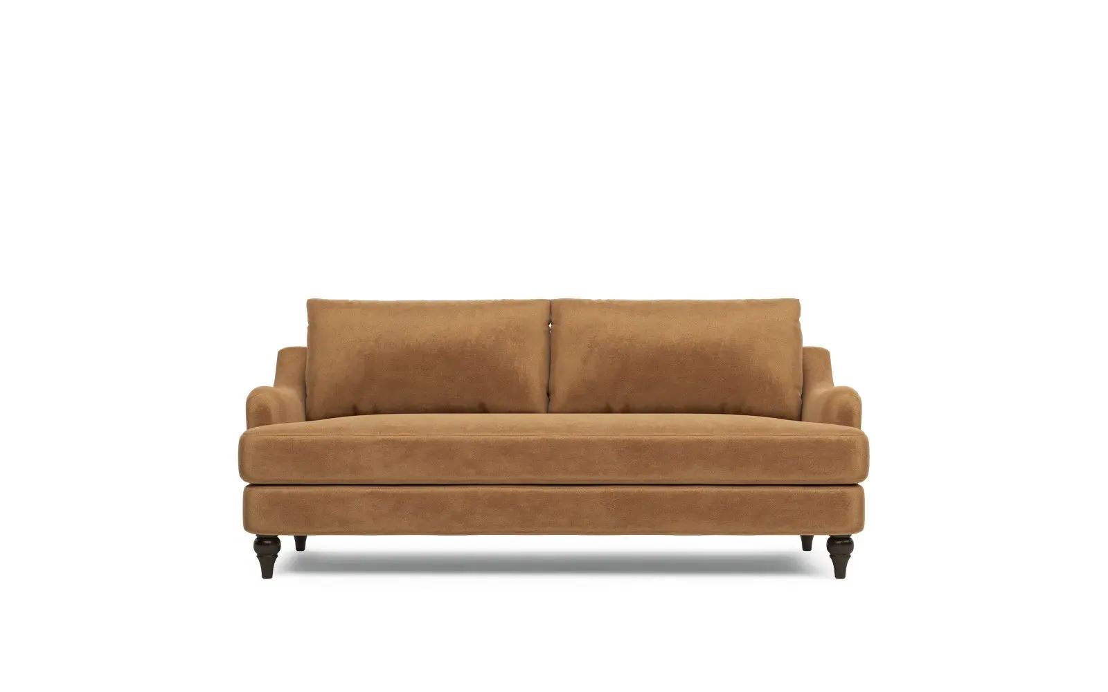 Willett Sofa - Gingerbread, Performance Velvet