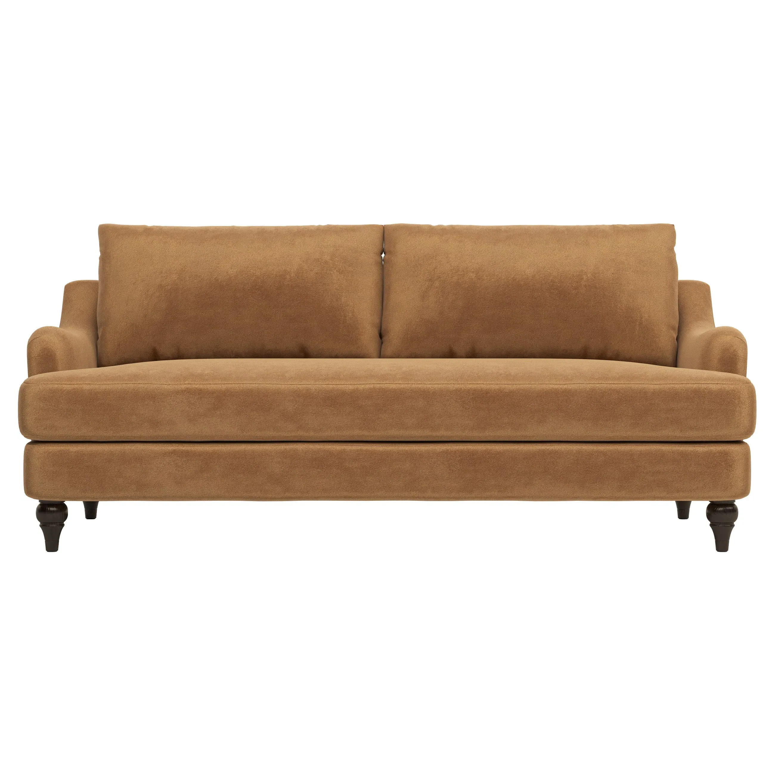 Willett Sofa - Gingerbread, Performance Velvet