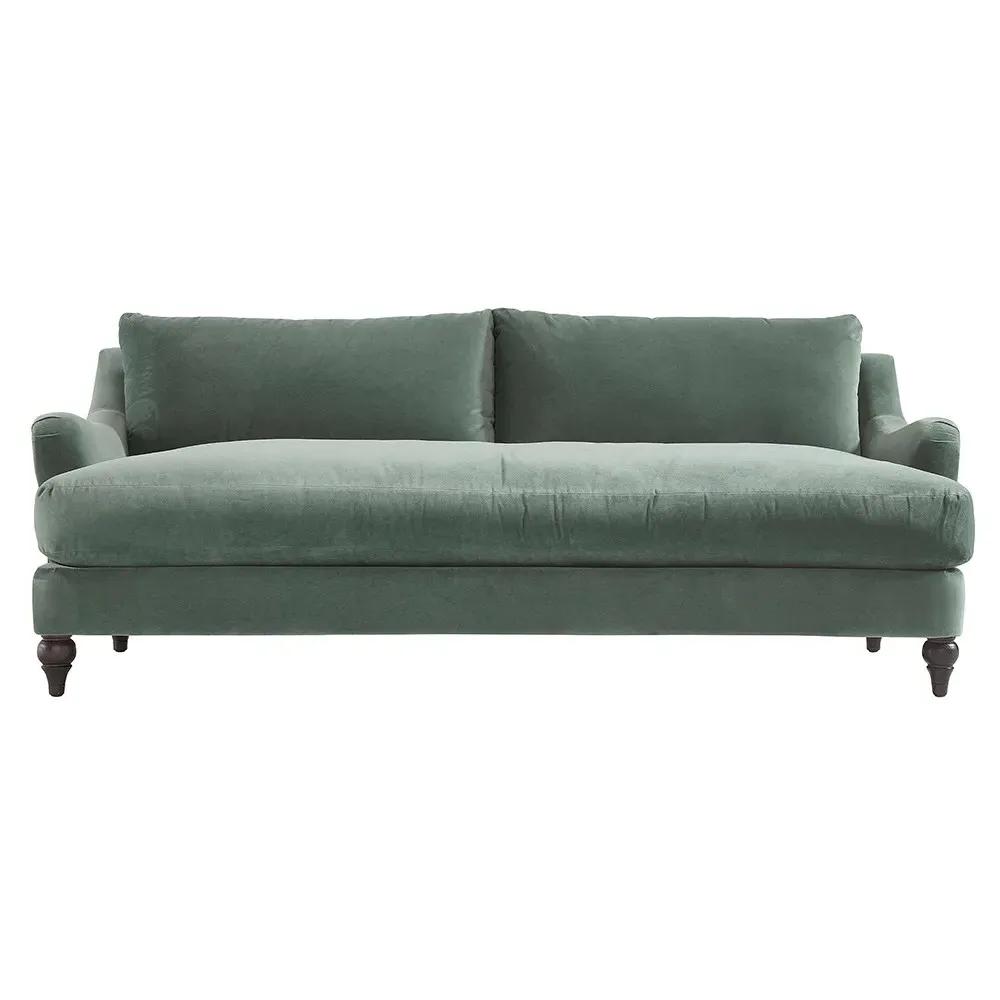 Willett Sofa - Stone Pine, Performance Velvet