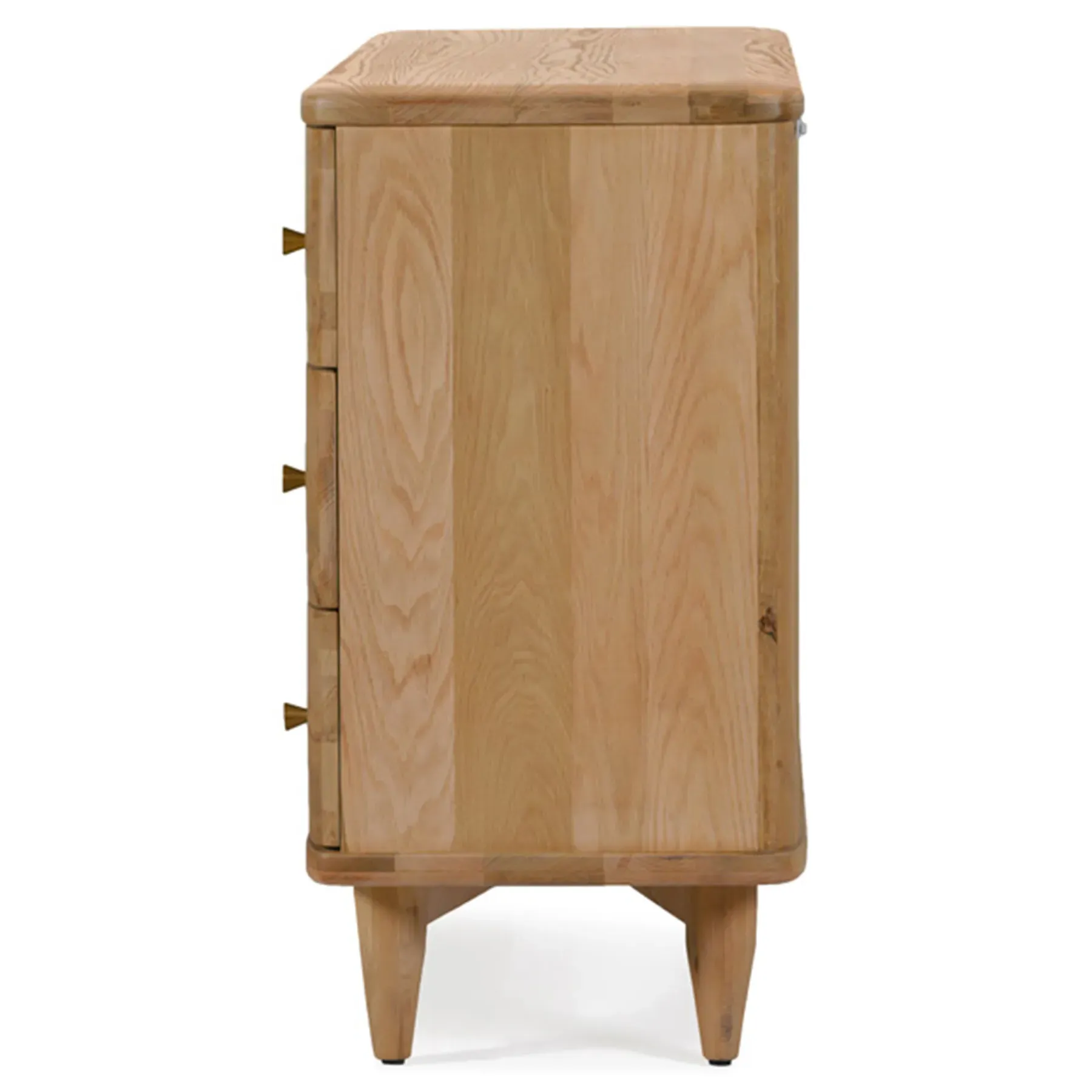 William 6 Drawer Double Dresser - Brown, Oak