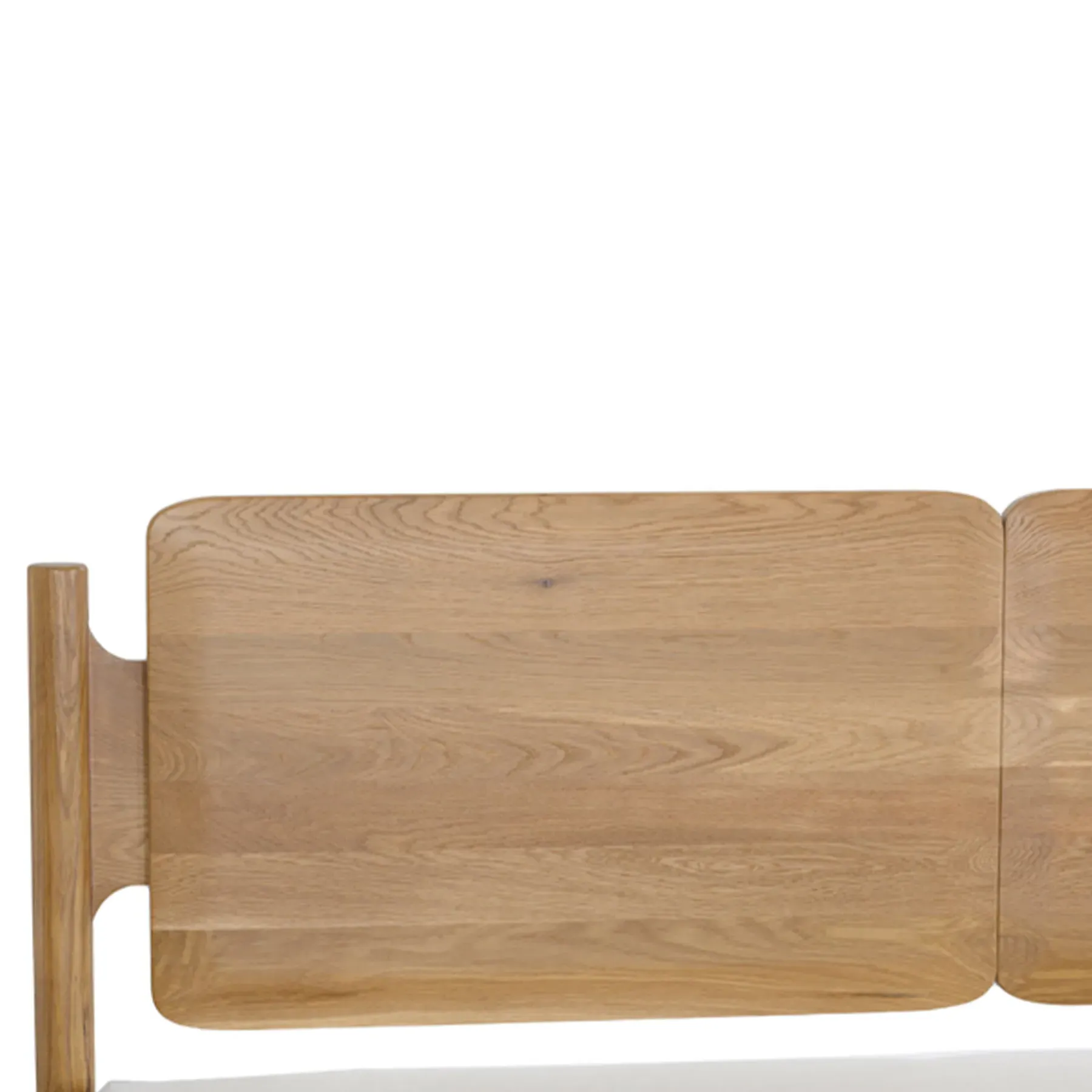 William King Size Platform Bed - Brown, Oak