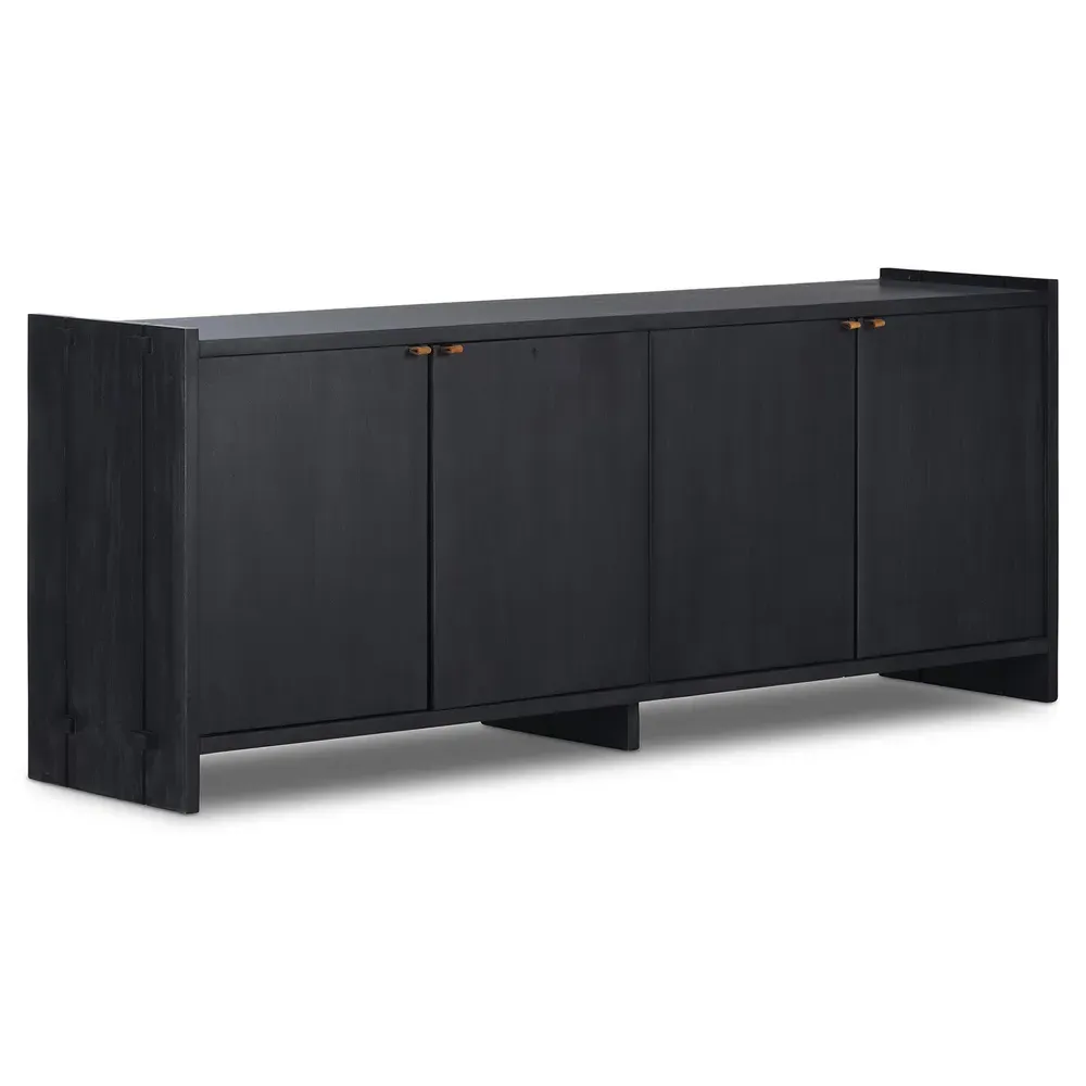 William Sideboard - Black, Pine