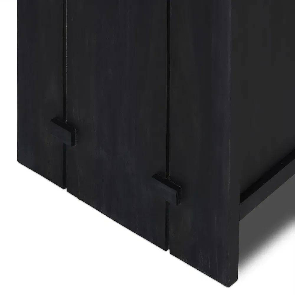 William Sideboard - Black, Pine