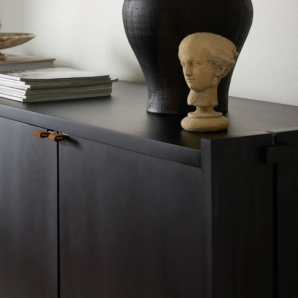William Sideboard - Black, Pine