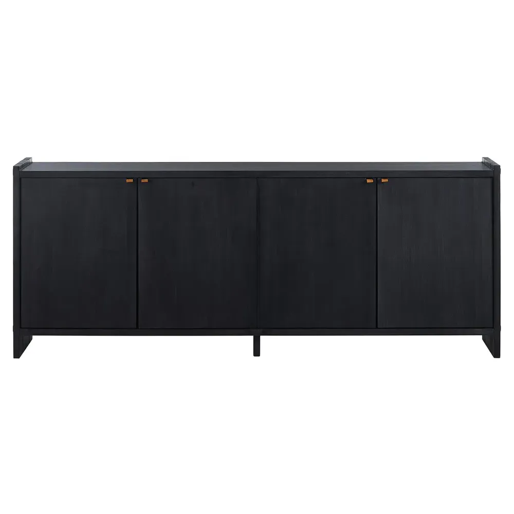 William Sideboard - Black, Pine image