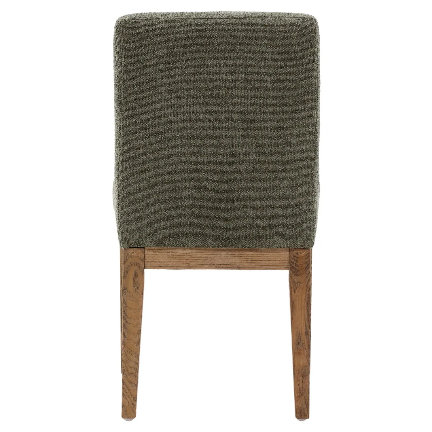 William Upholstered Dining Chair - Olive Green, Ash Wood
