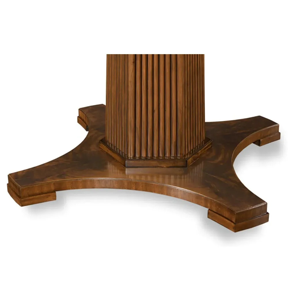 Willow Sunburst Round Dining Table - Brown, Hardwood