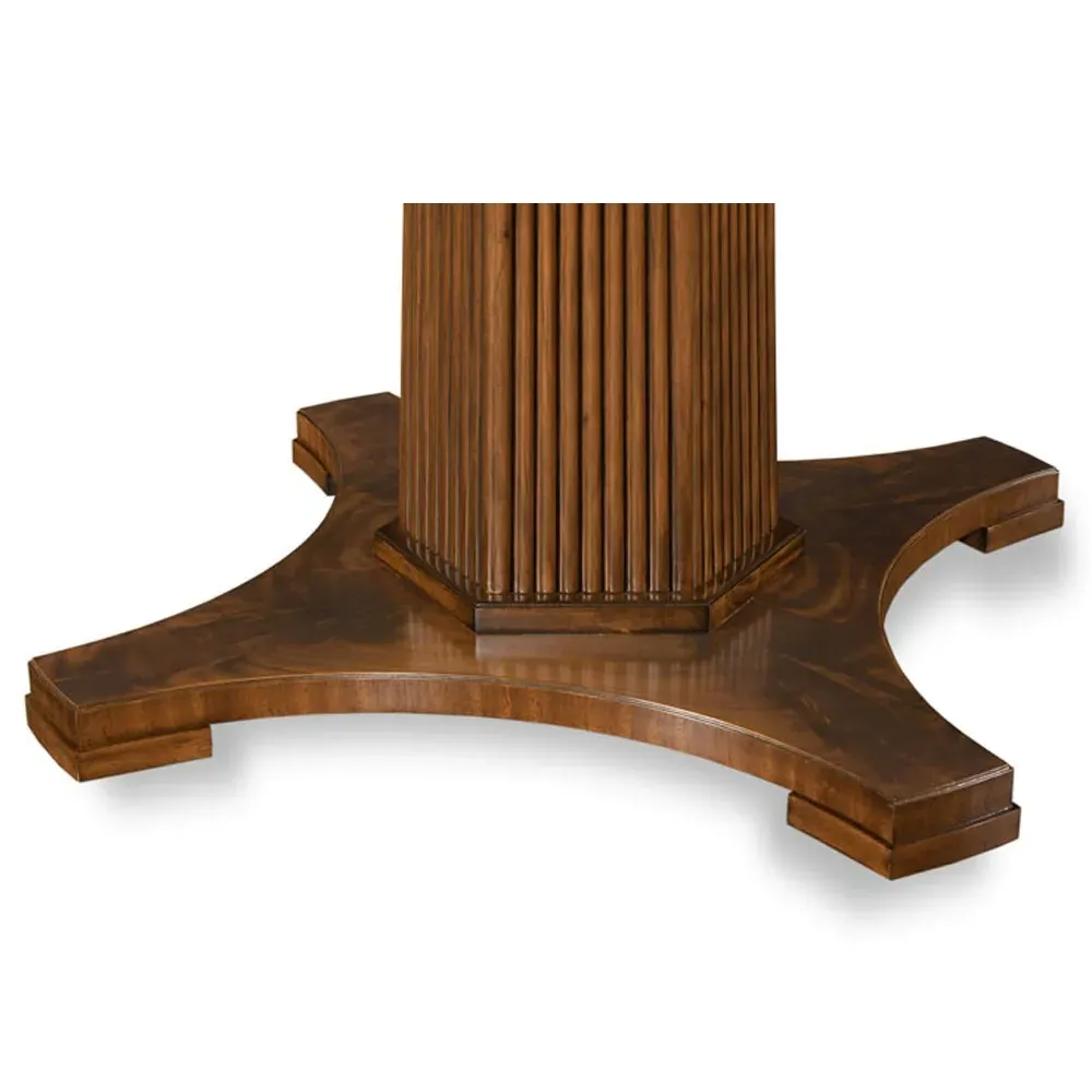 Willow Sunburst Round Dining Table - Brown, Hardwood