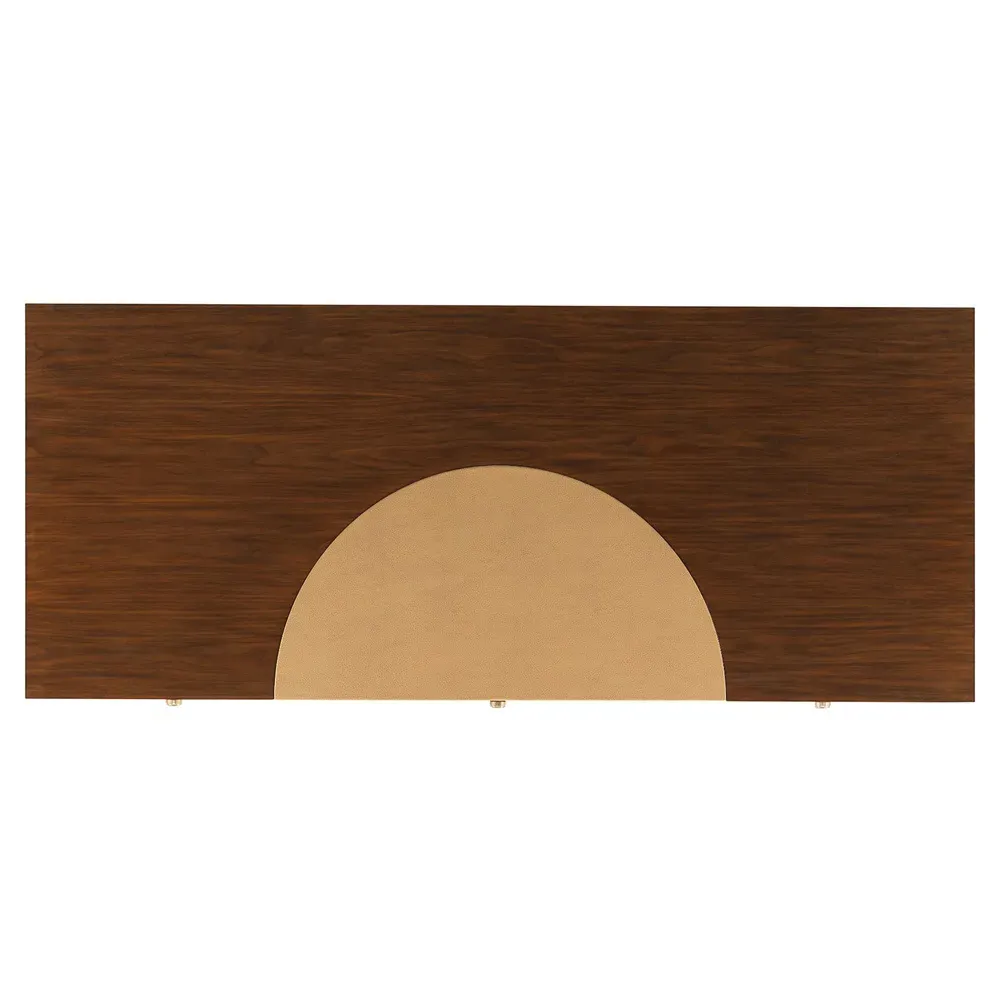 Wilson Lisse Wood Desk - Brown, Walnut