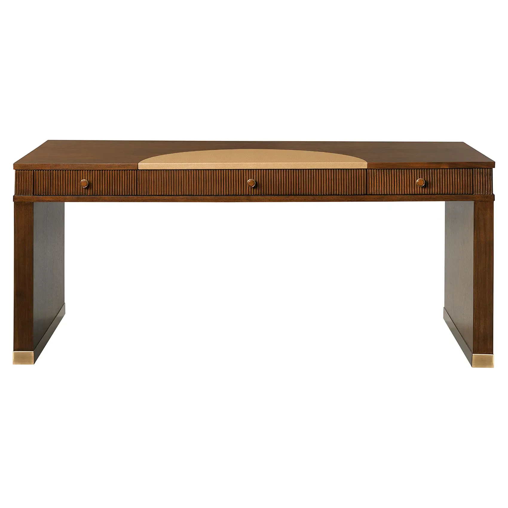 Wilson Lisse Wood Desk - Brown, Walnut image