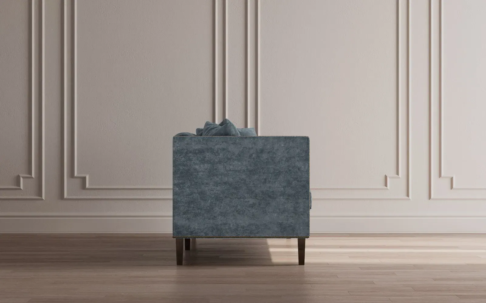 Winifred Bench Cushion Sofa - Fog