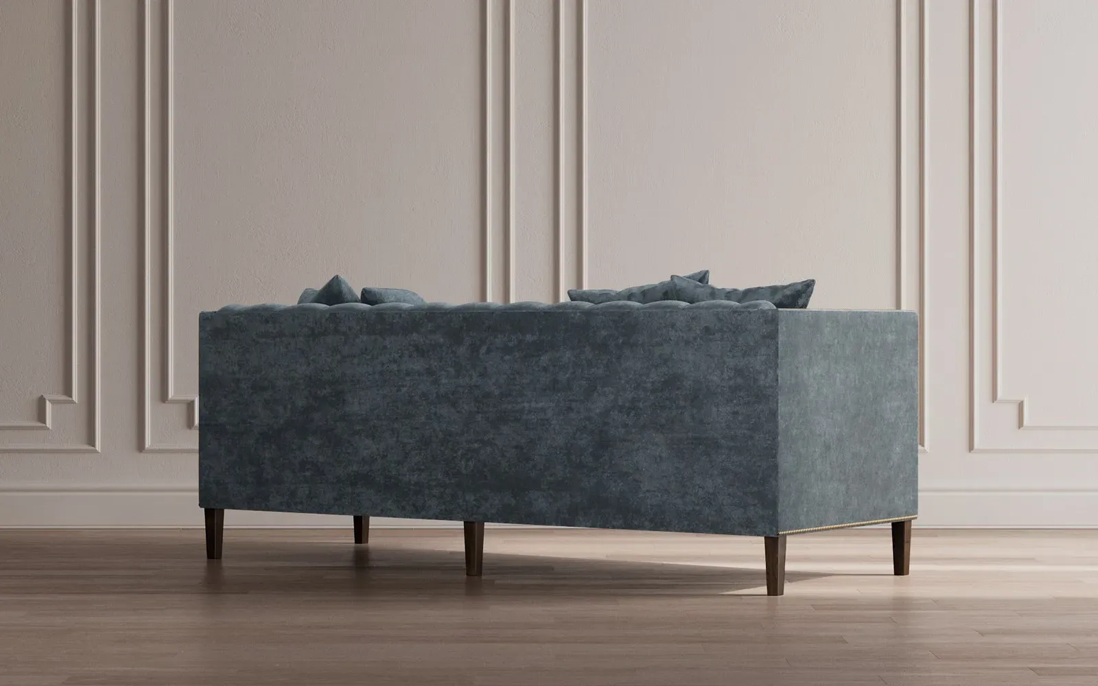 Winifred Bench Cushion Sofa - Heathered Ivory