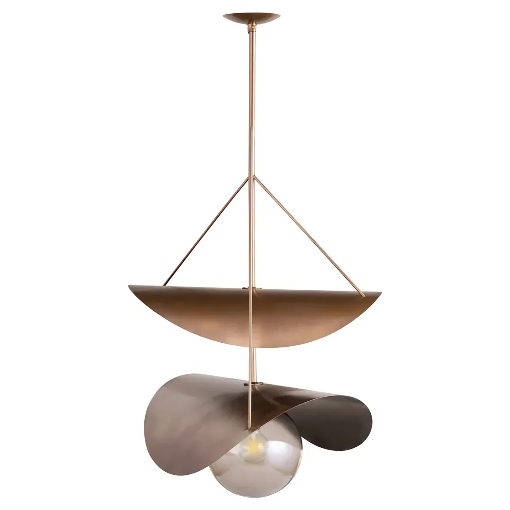 Winstead Globe Chandelier - Brown, Steel image