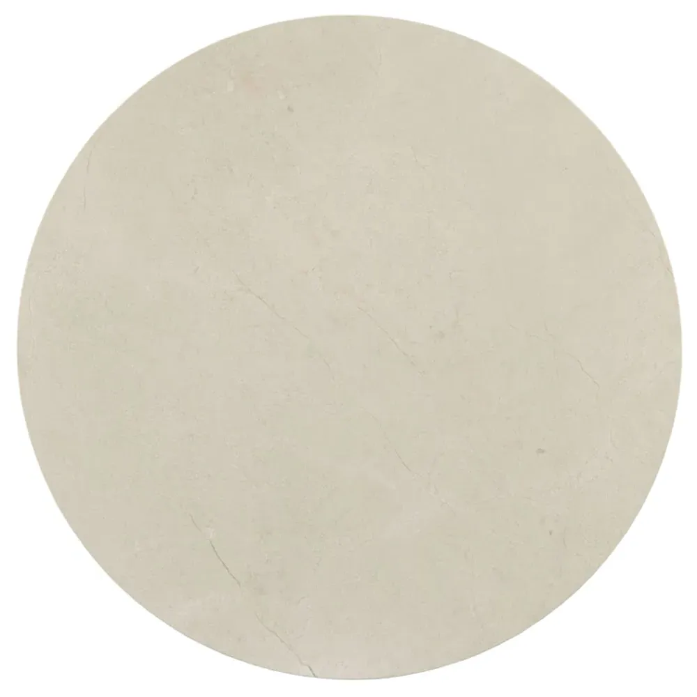 Winston Round Bistro Table - Off White, Marble