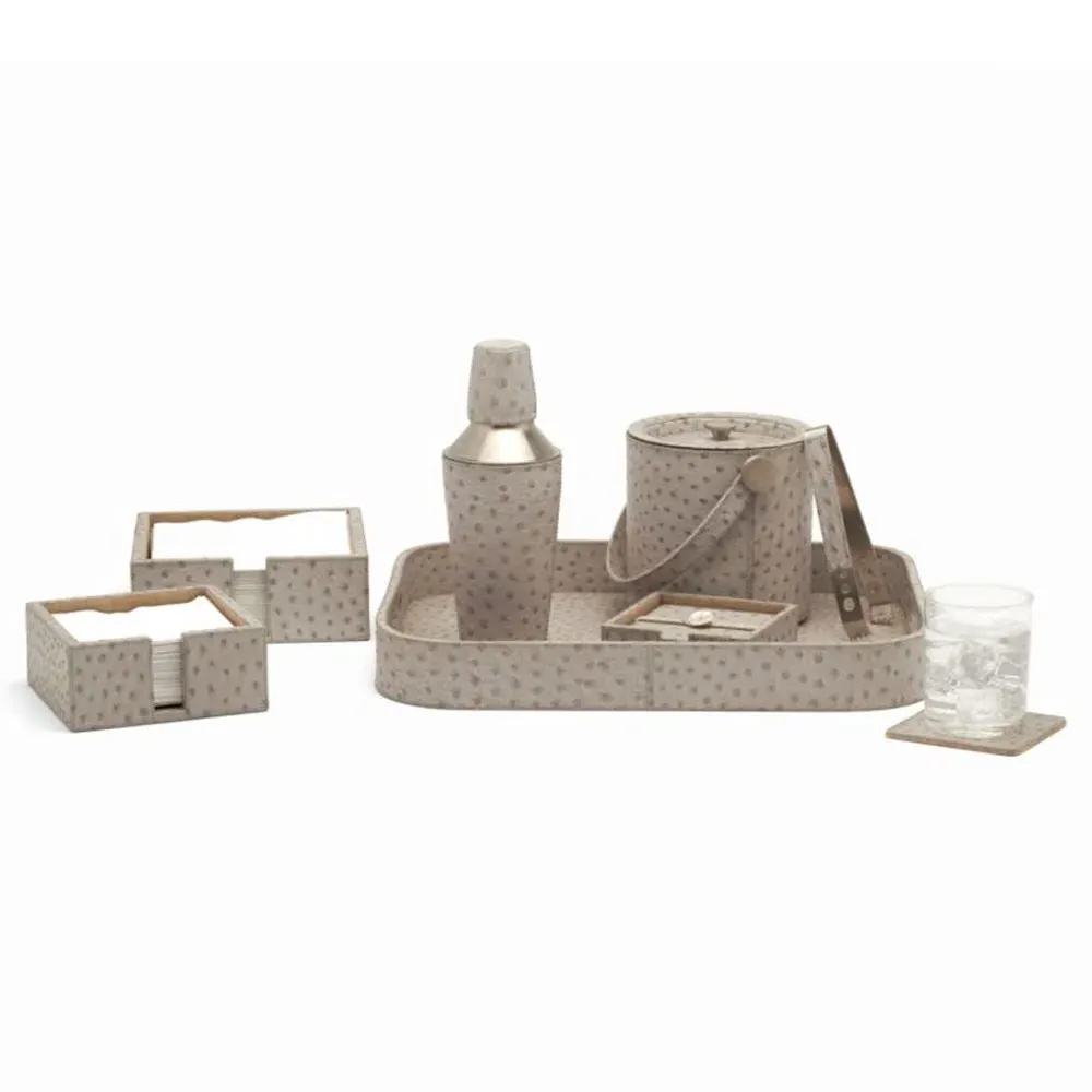 Witney Cocktail Shaker - Grey, Leather