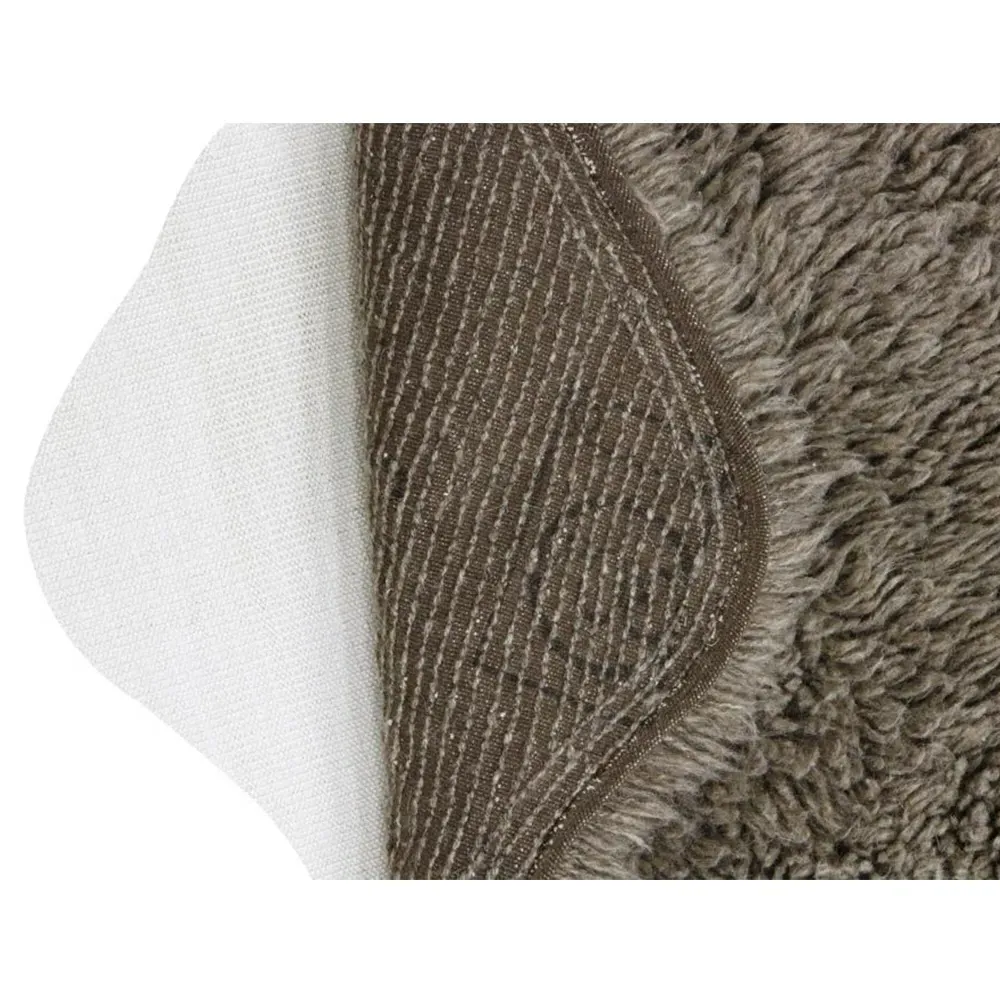 Woolly Shag Rug - Grey, Wool