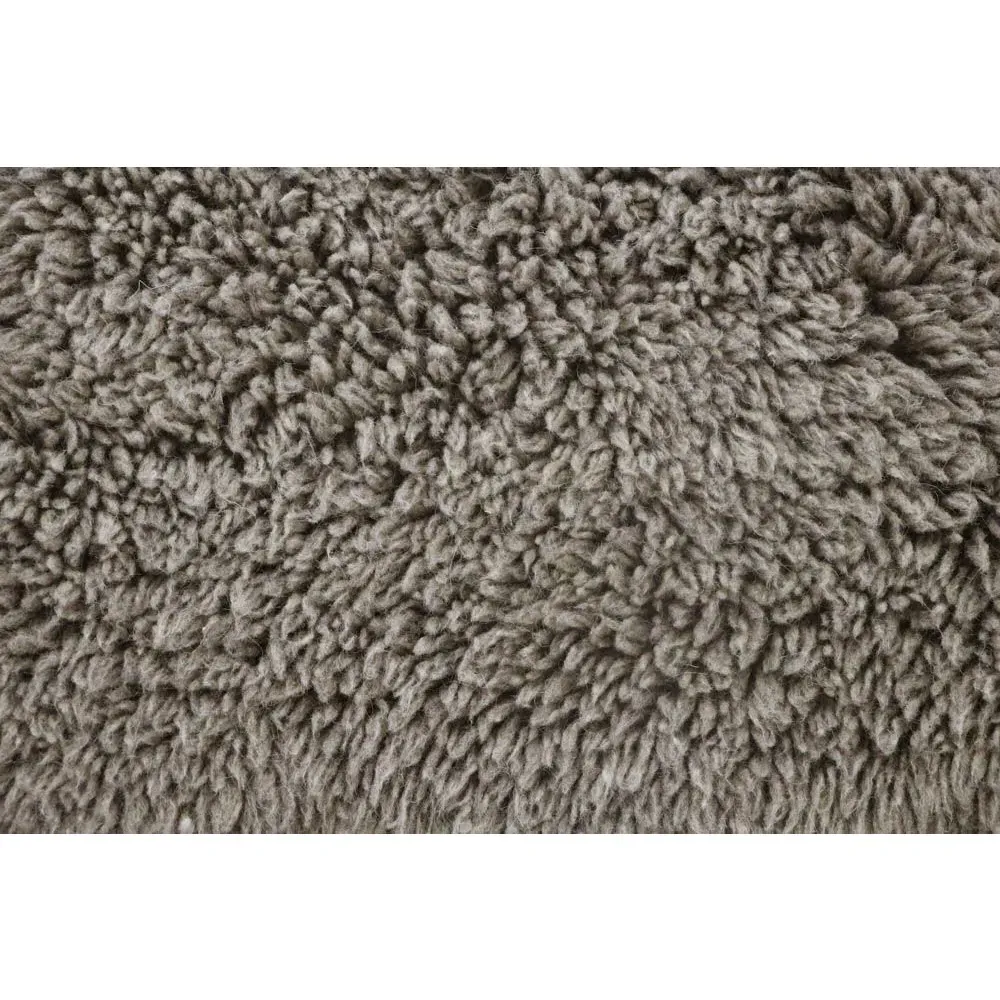 Woolly Shag Rug - Grey, Wool