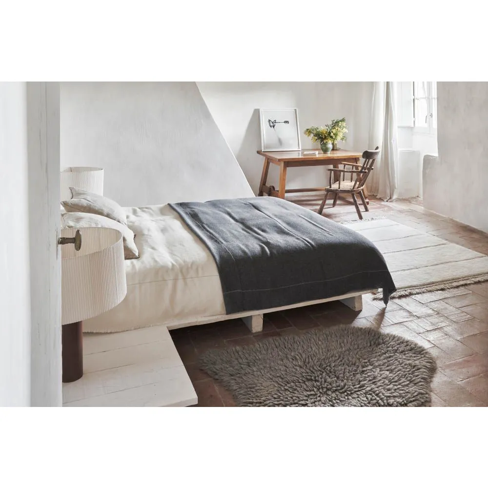 Woolly Shag Rug - Grey, Wool