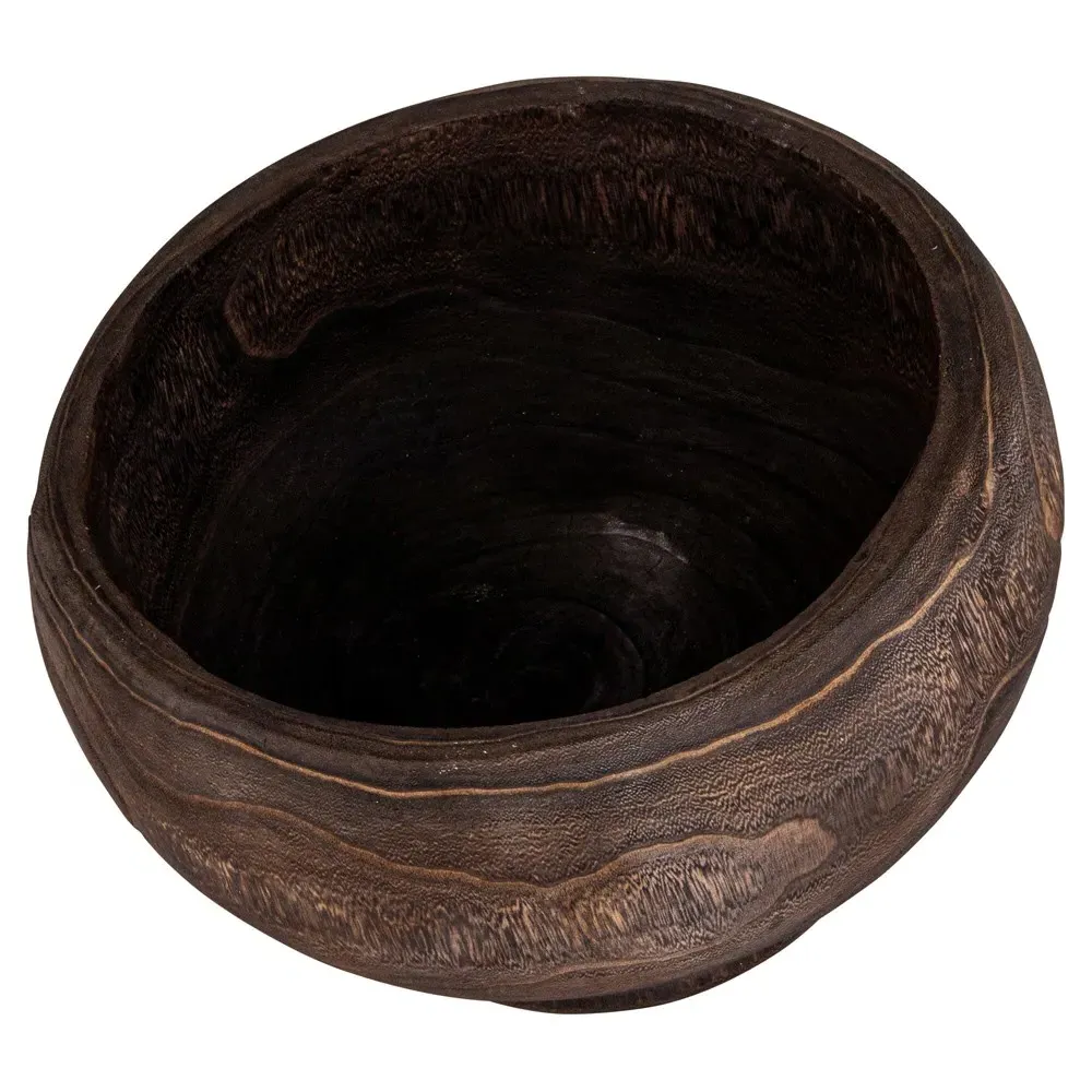 Wrenlee Square Outdoor Planter - Brown, Paulownia Wood